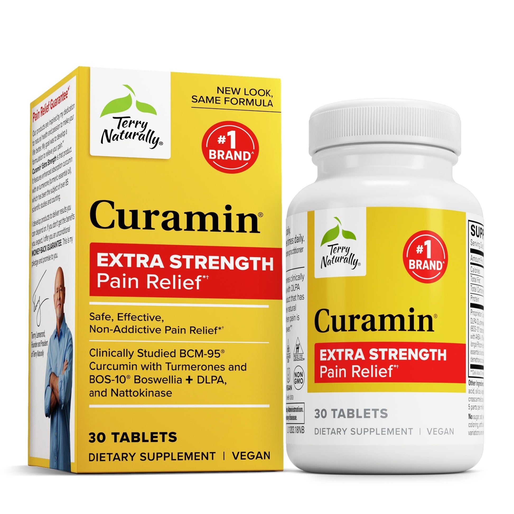 Terry Naturally Curamin Extra Strength - Curcumin & Boswellia Supplement for Healthy Circulation Support - Turmeric Supplement to Support Joints, Muscle Health & Endorphin Production - 30 Tablets Terry Naturally Au supplements