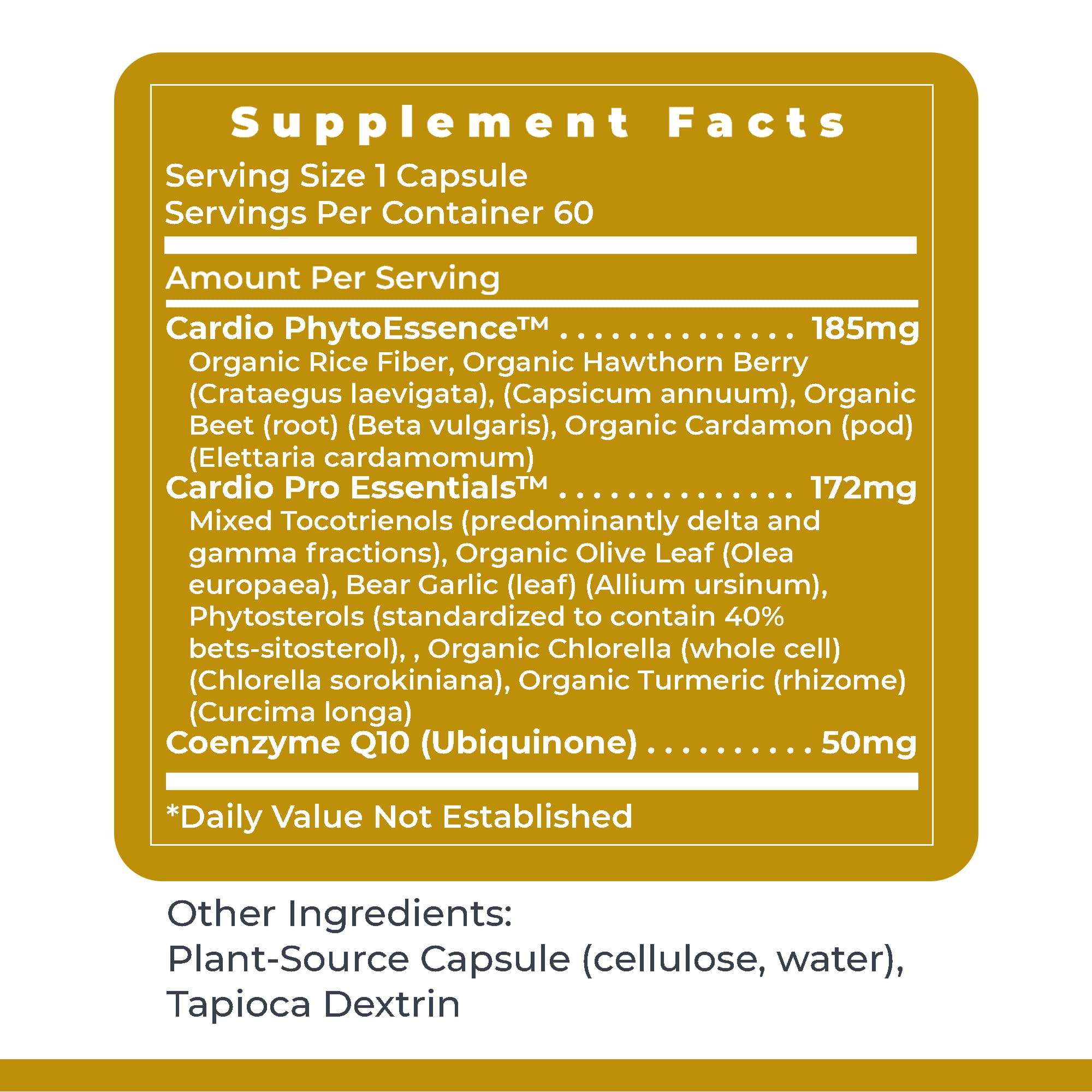 Premier Research Labs CardioVen - CoQ10, Coenzyme Q10, Co Q 10 Supplement 50mg, Ubiquinol with Chlorella, Tocotrienol & Cayenne Pepper for Heart Health, Antioxidant Support - 60 Vegetarian Capsules Premier Research Labs Au supplements