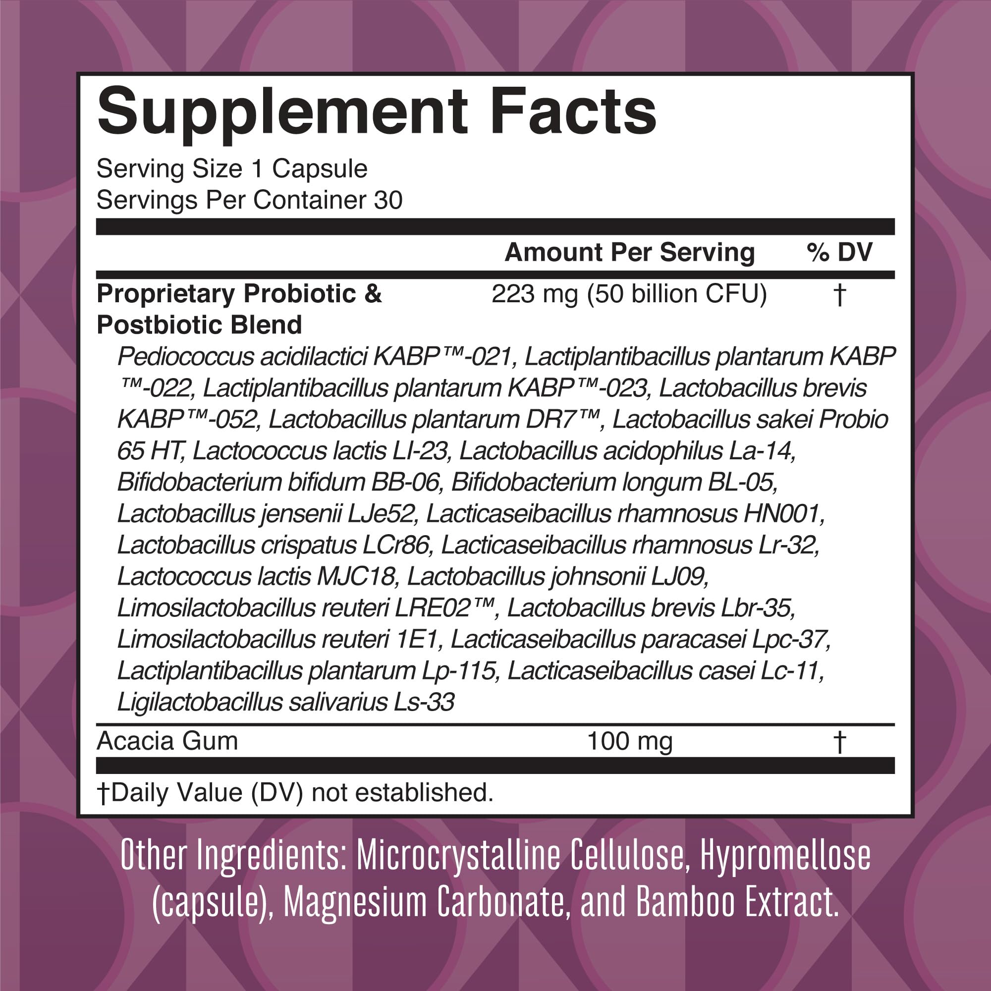 Mary Ruth's 3 in 1 Women's 40+ Health Probiotic, 30 CT MaryRuth Organics Au supplements