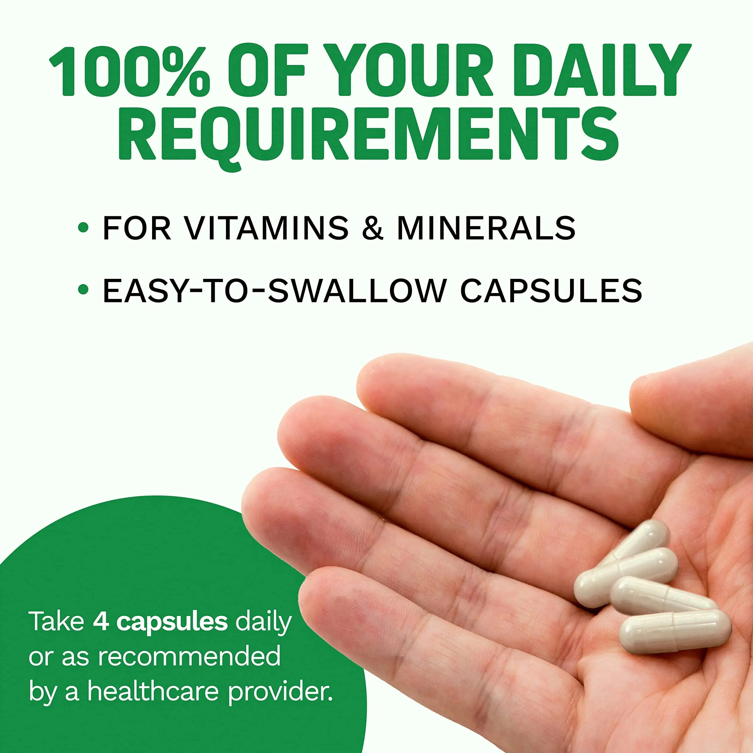 Herbtonics Whole Food Multivitamin for Men & Women – Vegan Multivitamin with Real Fruits & Veggies, Probiotics, CoQ10 Herbtonics Au supplements