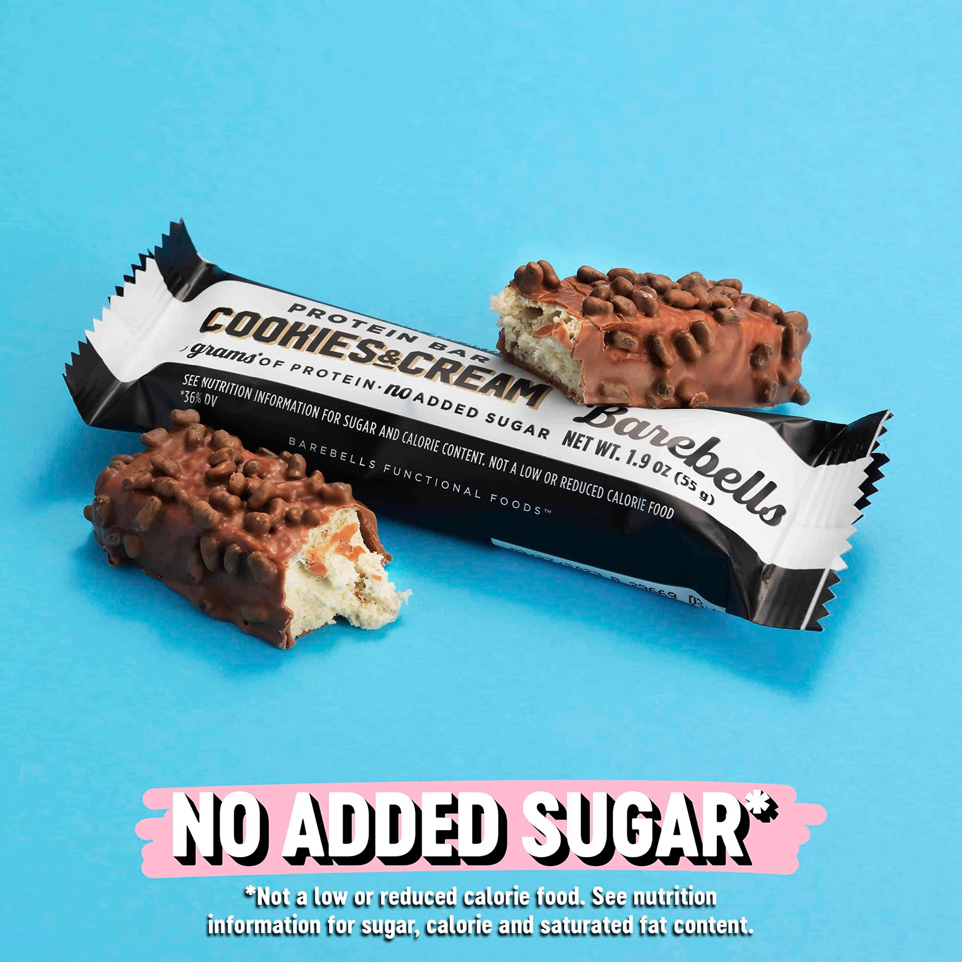 Barebells Protein Bars Cookies & Cream - 12 Count, 1.9oz Bars - Protein Snacks with 20g BAREBELLS Au supplements