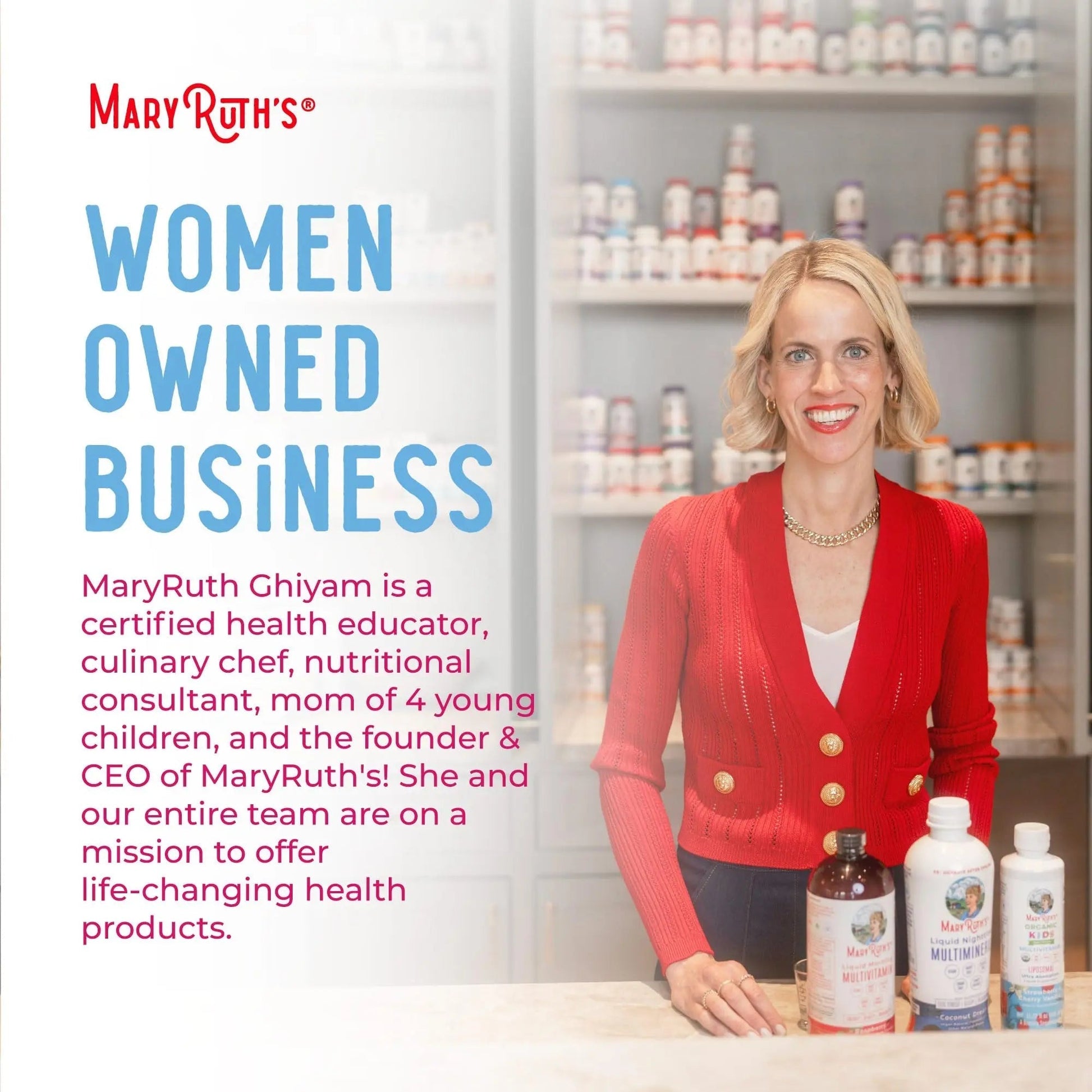 MaryRuth Organics Multivitamin for Women 40+, Womens Multivitamin Liposomal, Immune Support Supplement MaryRuth Organics Au supplements