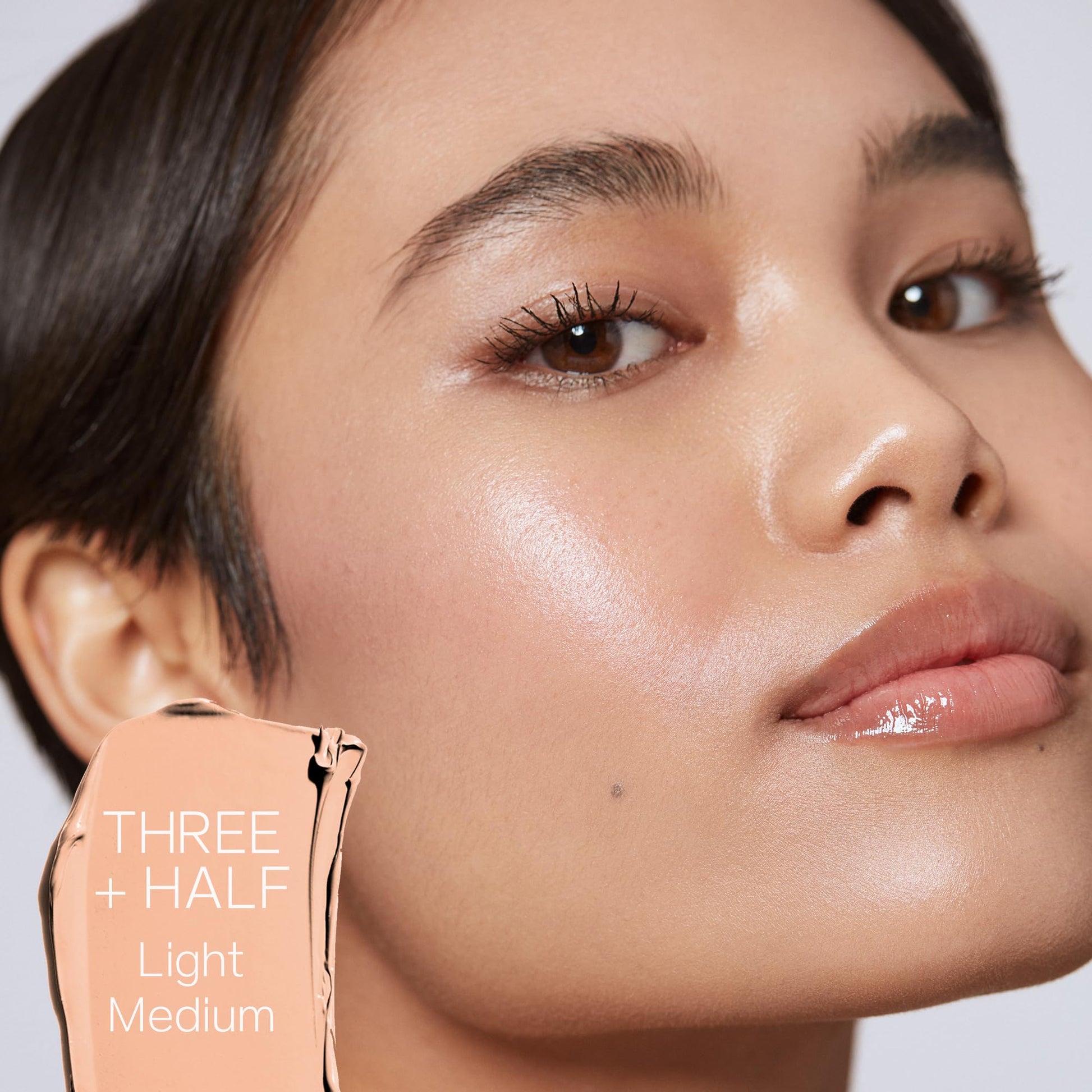 Saie Slip Tint Tinted Moisturizer with SPF 35 - Light Coverage, Glowy Skin Tint & Mineral Sunscreen for Face with Hydrating Hyaluronic Acid - Summer Makeup Essential - Shade Three + Half (1.35 oz) Saie Au supplements