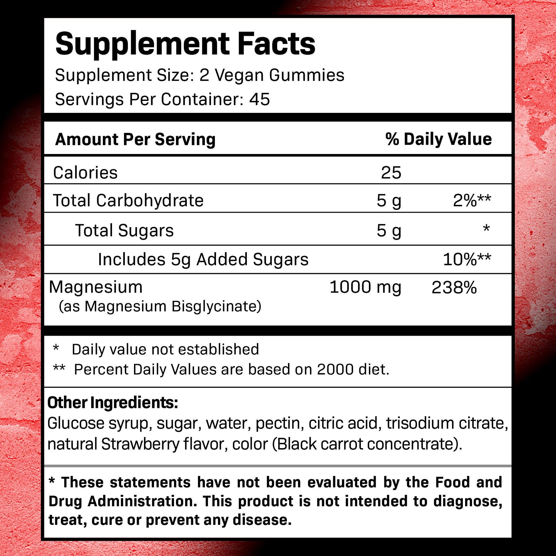 Magnesium Glycinate Gummies, 1000 mg - Magnesium Supplement to Support Relaxation, Heart Health - Chewable Calm Magnesio Gummies for Adults, Glicinato De Magnesio - Strawberry Flavor WELLNESS LABSRX Au supplements