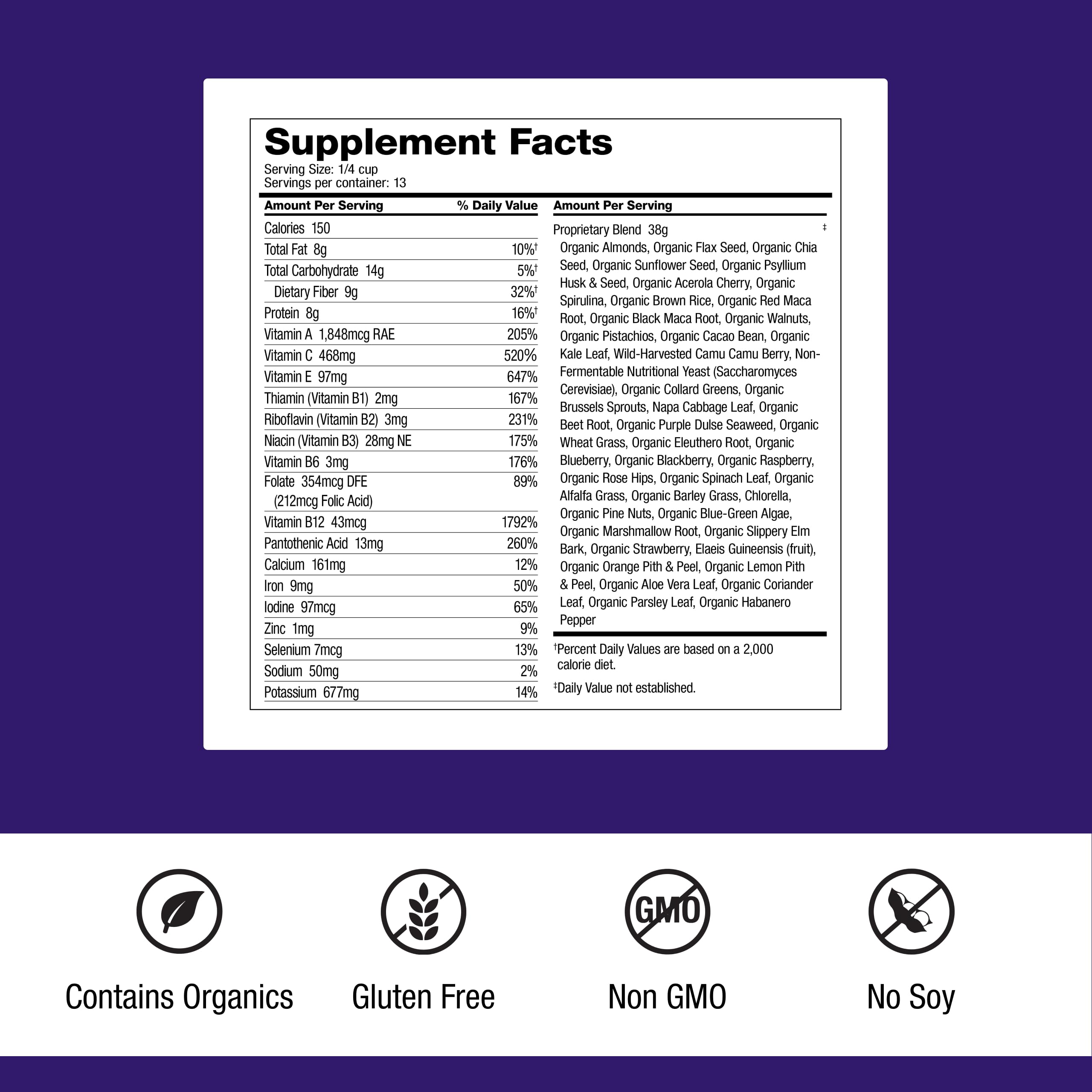 Dr. Schulze's SuperFood Ultra - Plant-Based Superfood Powder for Active Lifestyle Support - Vital Nutrients - Natural Ingredients - Gluten-Free & Dairy-Free - Vegan - 17.4 oz (13 Servings) - 2 Pack Dr. Schulze's Au supplements