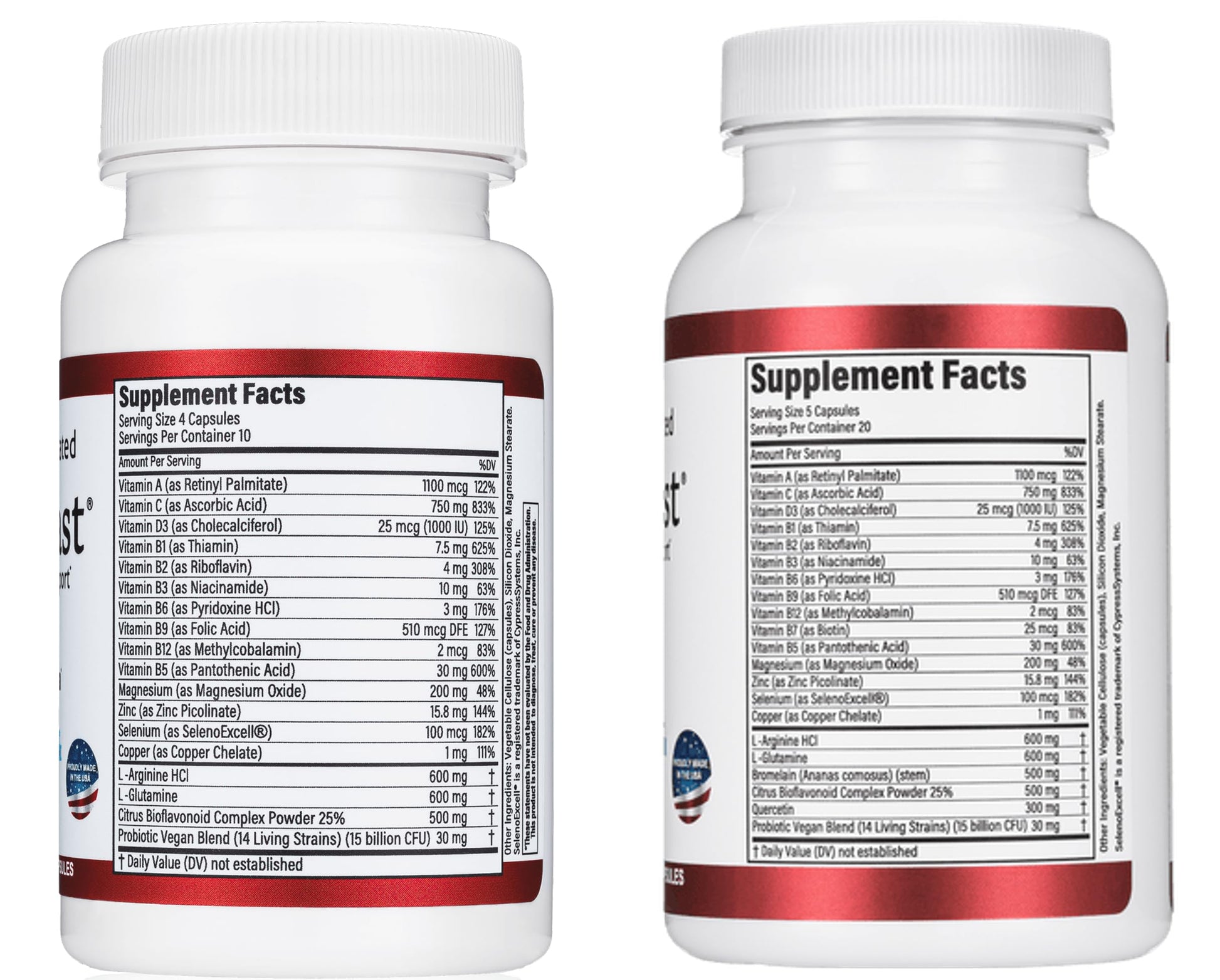 HealFast Complete Surgery & Injury Recovery Supplement: for Wound, Scar Treatment & Bruising w/Vitamins, Bromelain, Quercetin & Probiotics (Pre+Post Op) HealFast Au supplements