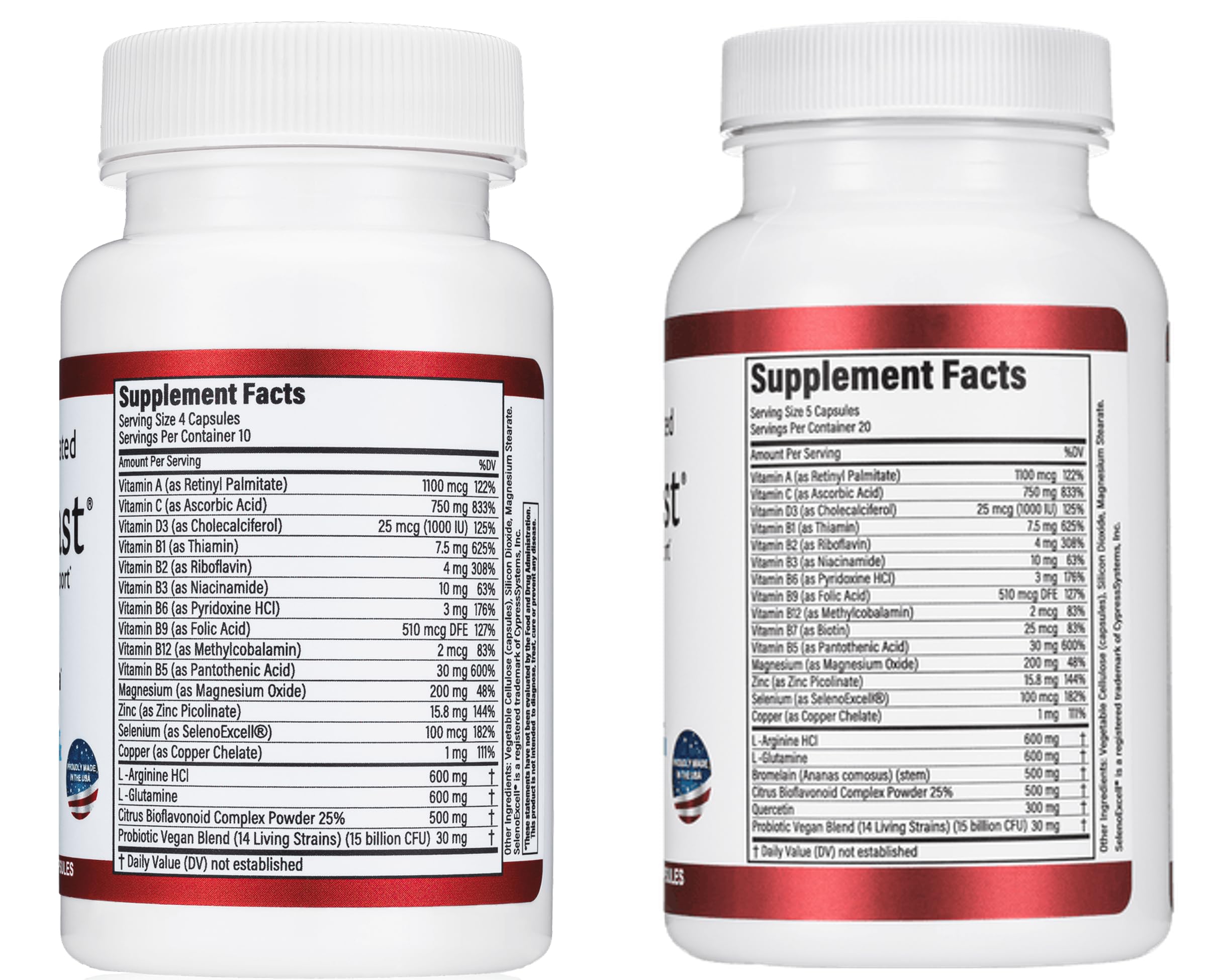 HealFast Complete Surgery & Injury Recovery Supplement: for Wound, Scar Treatment & Bruising w/Vitamins, Bromelain, Quercetin & Probiotics (Pre+Post Op) HealFast Au supplements