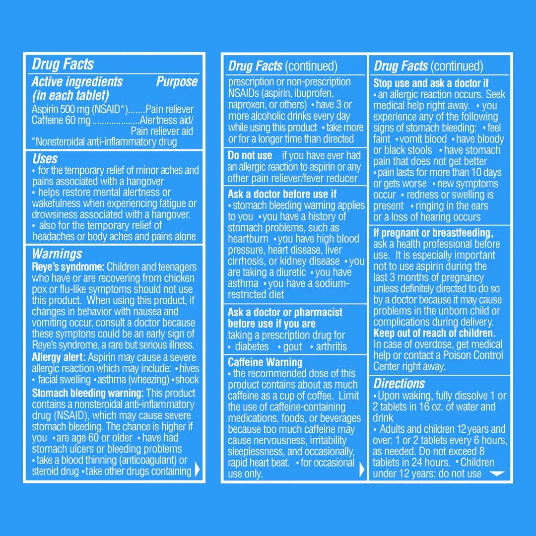 Blowfish for Hangovers - Fast Hangover Relief in 15 Minutes | FDA-Recognized Formulation | Headache Relief, Energy, and Hydration in One Step Blowfish Au supplements