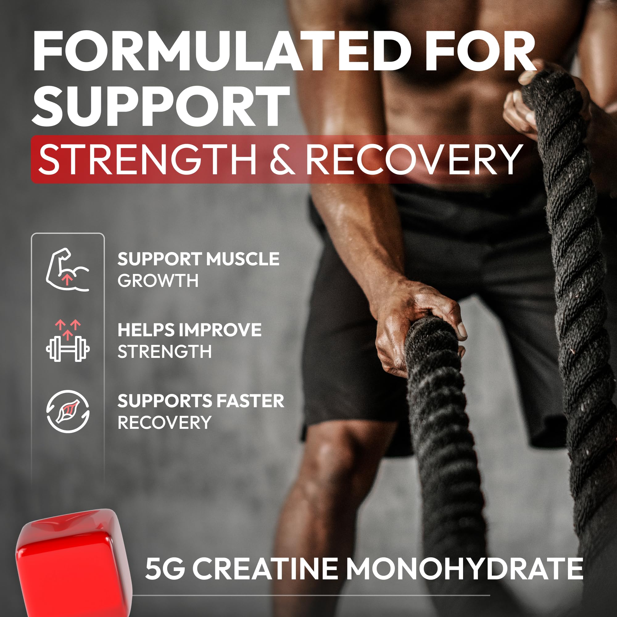 Creatine HCL for Adults 120 Gummies 6200mg - HCL Creatine Advanced Complex with L-Taurine + Vitamin B12 for Men & Women Muscle Strength & Builder, Energy Boost, Pre-Workout & Recovery Supplement Premium Select Nutrition Au supplements