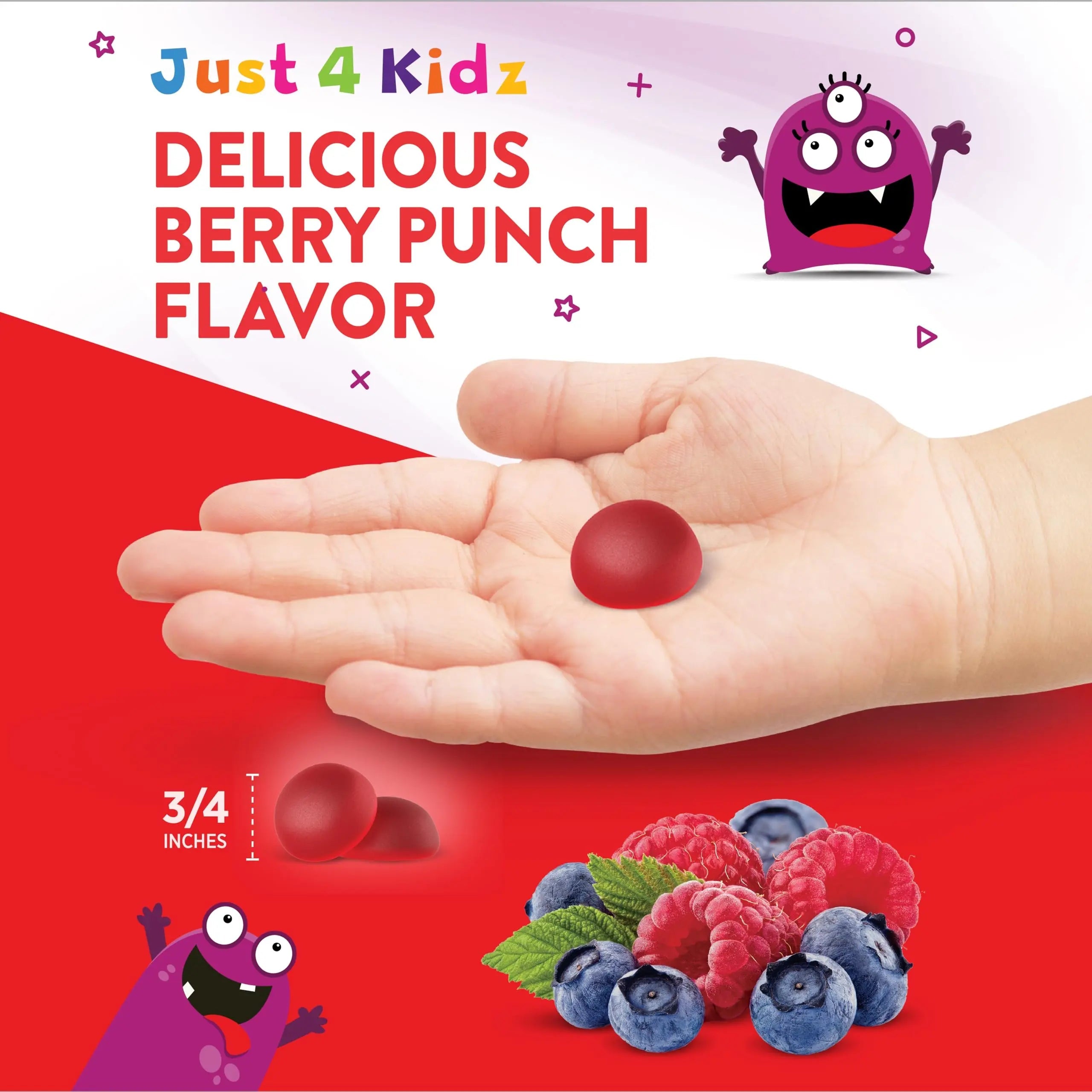 Nature's Truth Kids Multivitamin Gummies with Probiotics | 120 Count | Berry Punch Flavor | Vegetarian, Non-GMO & Gluten Free Supplement Nature's Truth Au supplements