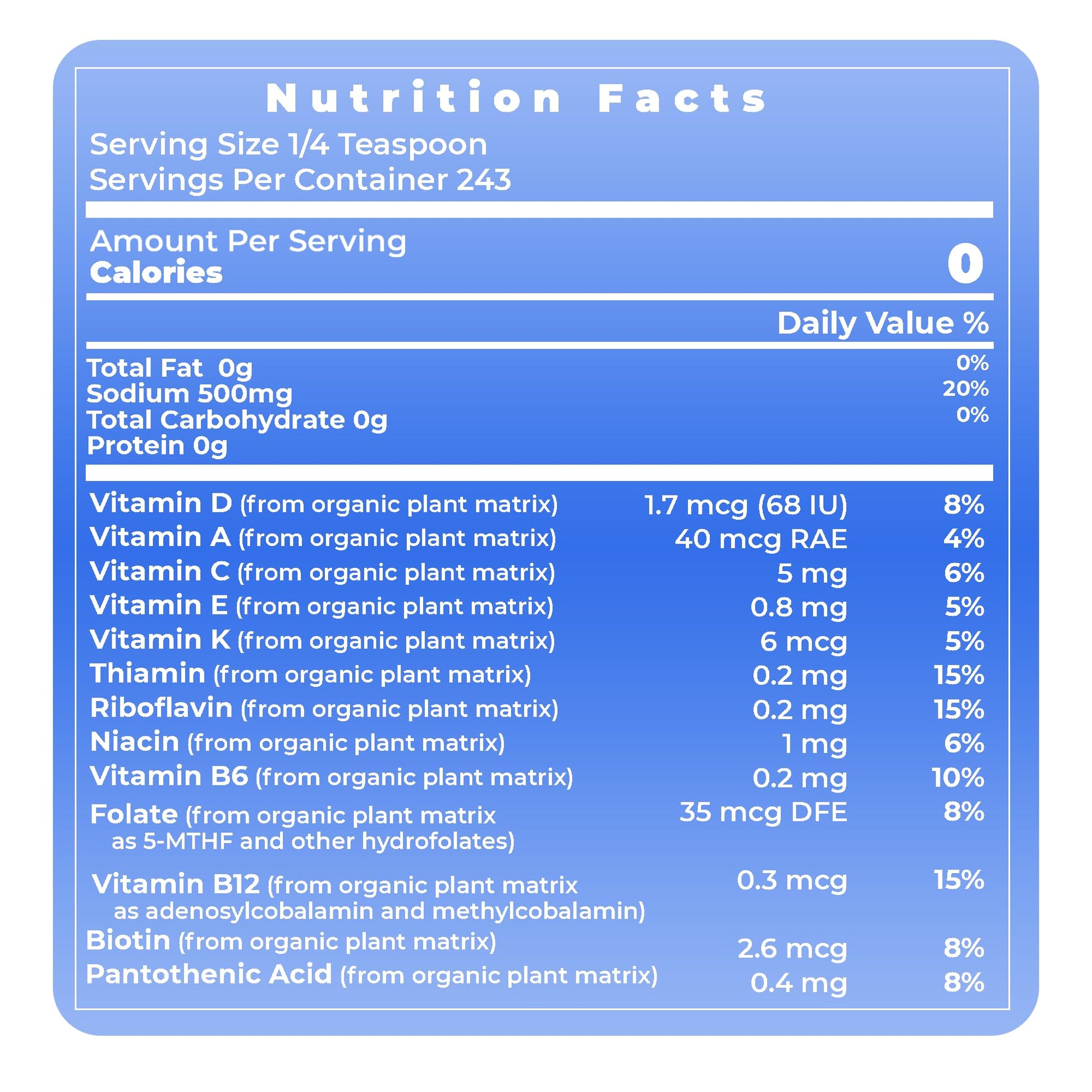 Premier Research Labs Hawaiian Red Seasoning Salt- Pink Salt, Red Hawaiian Salt, Hawaiian Red Alaea Sea Salt for Cooking, Multivitamin for Kids, Enriched with Plant-Derived Vitamins & Minerals- 12 oz Premier Research Labs Au supplements
