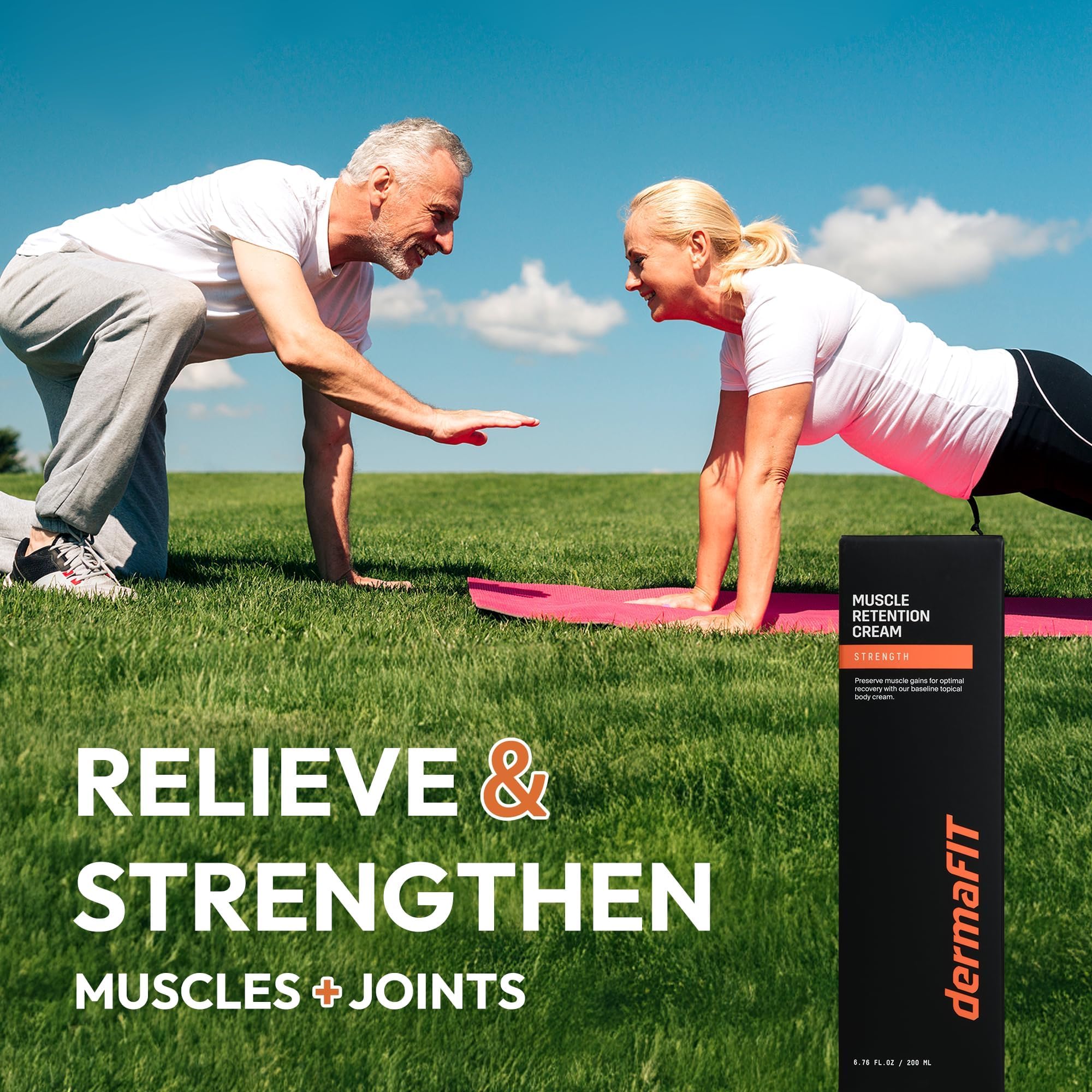 dermaFIT Strength Muscle Maintenance Body Cream - Post Workout Prevents Muscle Loss for Men & Women, Muscle Retention Cream, 30ml, No Artificial Fragrance, M.A.X. Tech, Topical Analgesic for Muscle dermaFIT Au supplements