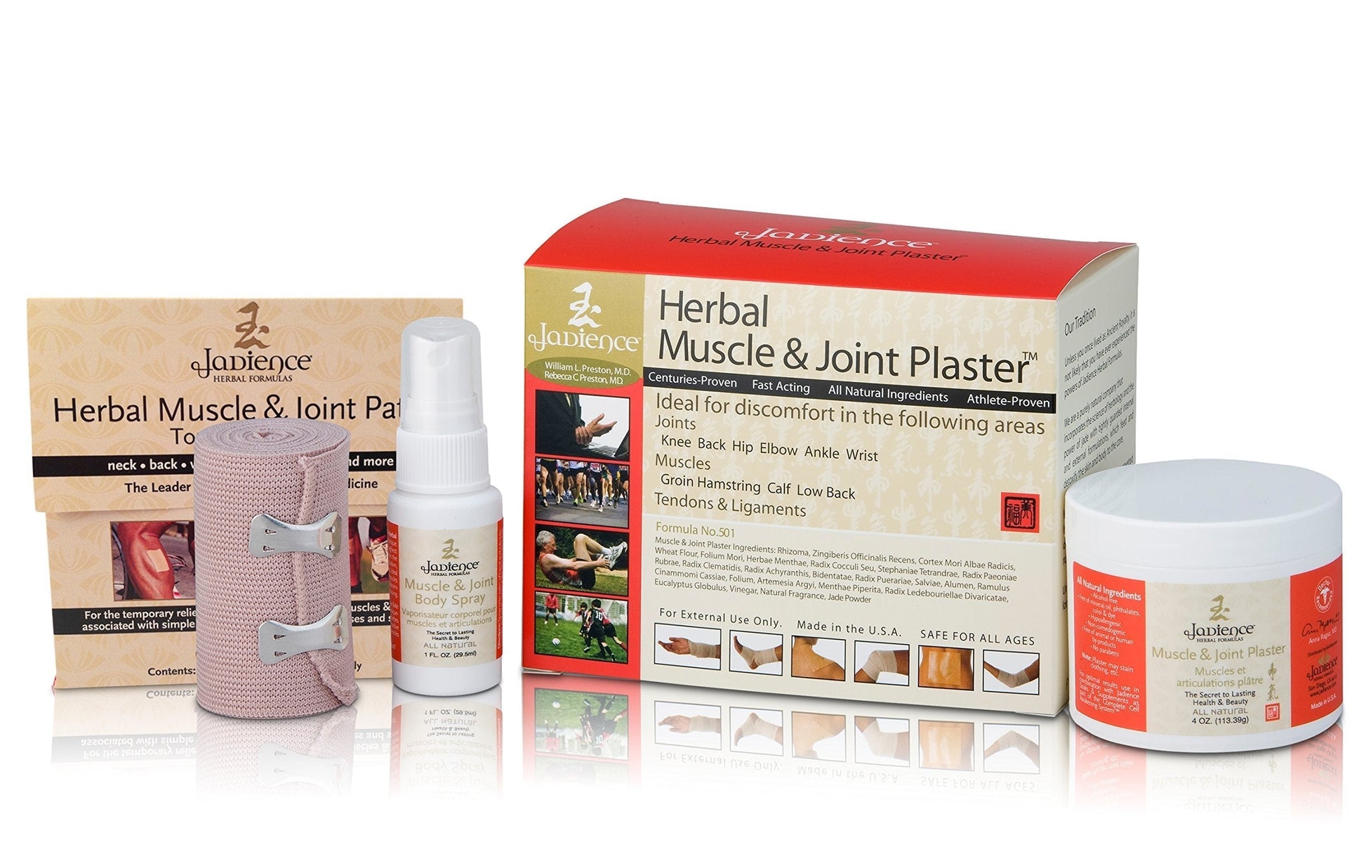 Injury Pain Relief Kit: Deep Muscle Pull Recovery, Joint Support, Sciatic Nerve | Dit Da Jow Athletic Topical Analgesic Formulas for Neck, Shoulders, Arms, Back, HIPS, Knees & Ankles by Jadience JADIENCE Au supplements