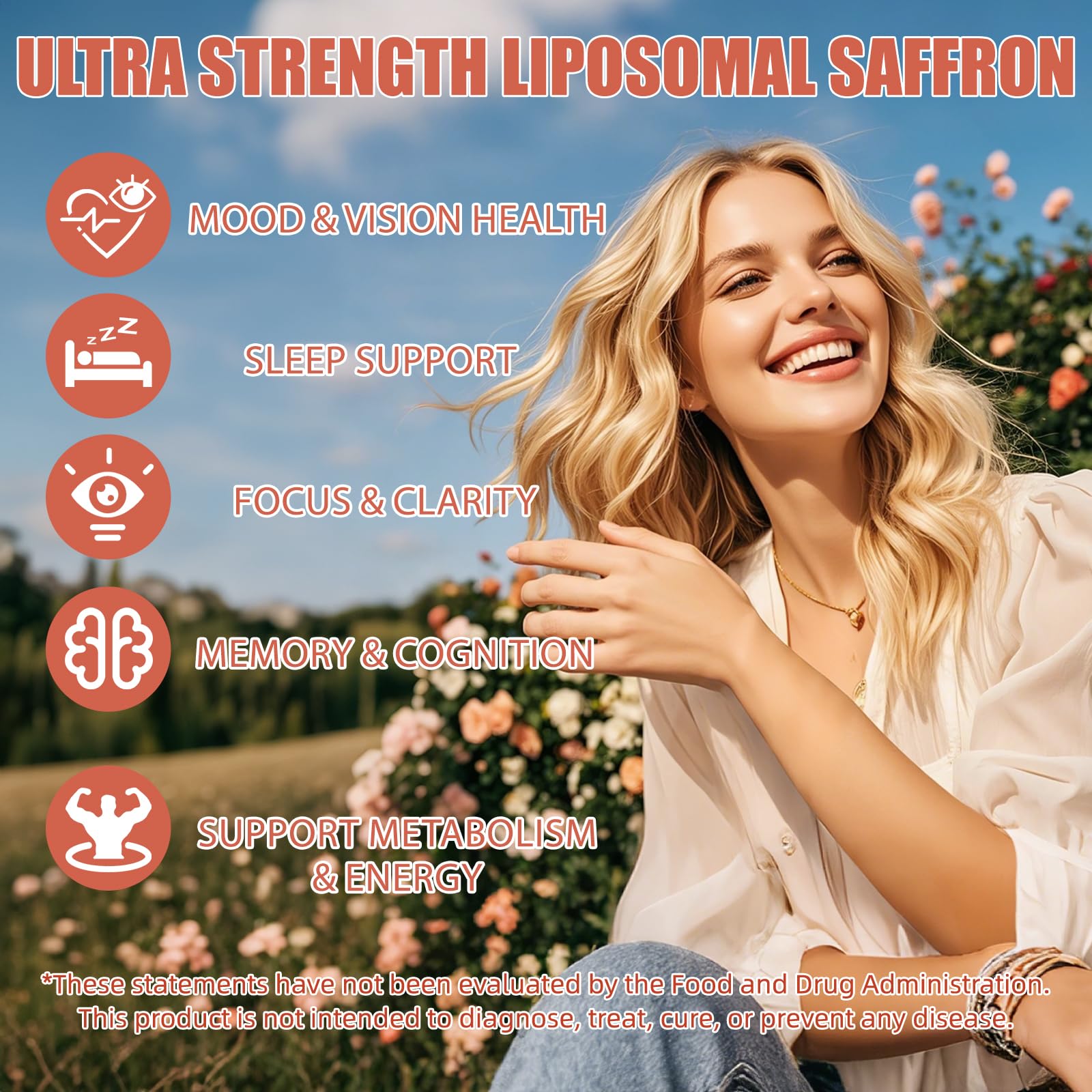 Newpie Saffron Supplements - 100% Pure Saffron Extract Capsules - Natural Mood Enhancer, Supports Eye & Heart Health, Boosts Energy - Premium Supplement for Women & Men（60 Servings (2) Newpie Au supplements