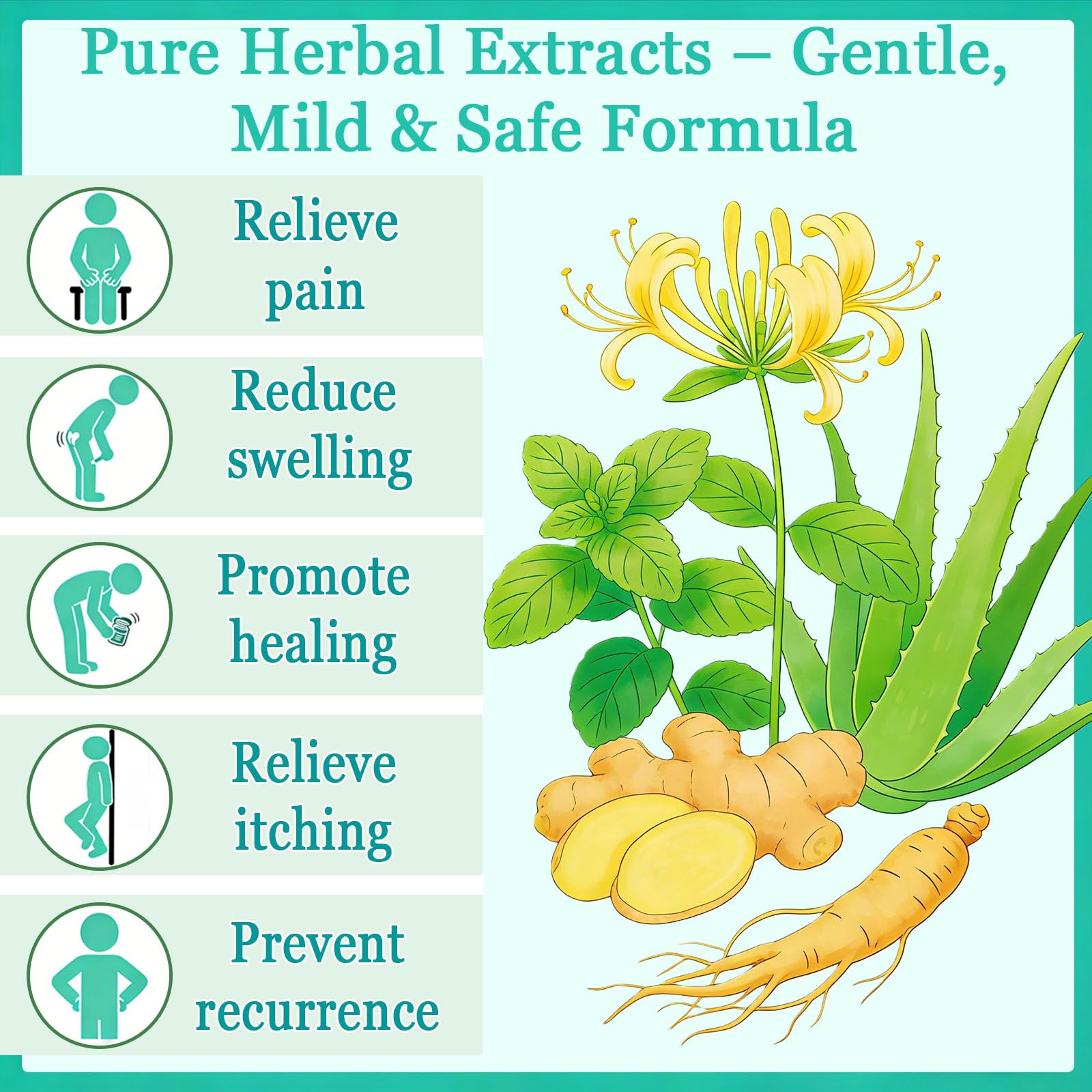 Hushblade Hemorrhoid Body Cream, Natural Herbal Hemorrhoid Cream, for Men and Women Moisturizing and Nourishing Hushblade Au supplements