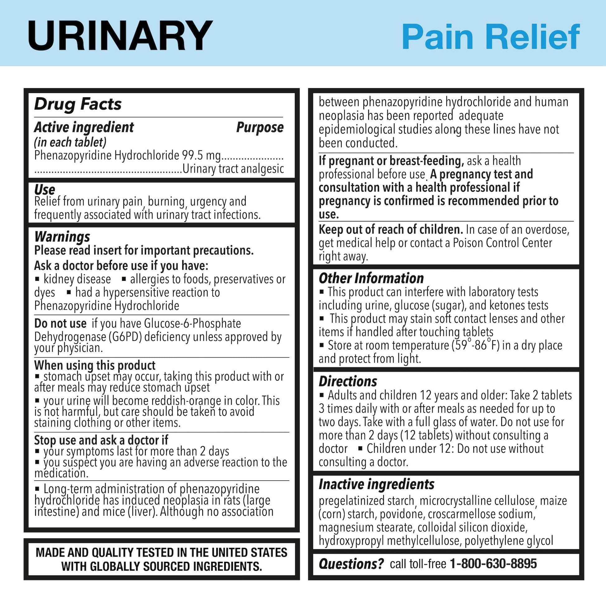 Puregen Labs Urinary Pain Relief | Phenazopyridine HCl 99.5mg Tablets | Maximum Strength OTC for Fast Relief of UTI Pain, Burning and Bladder discomfort – 72 Count Tablets P Puregen Labs Au supplements