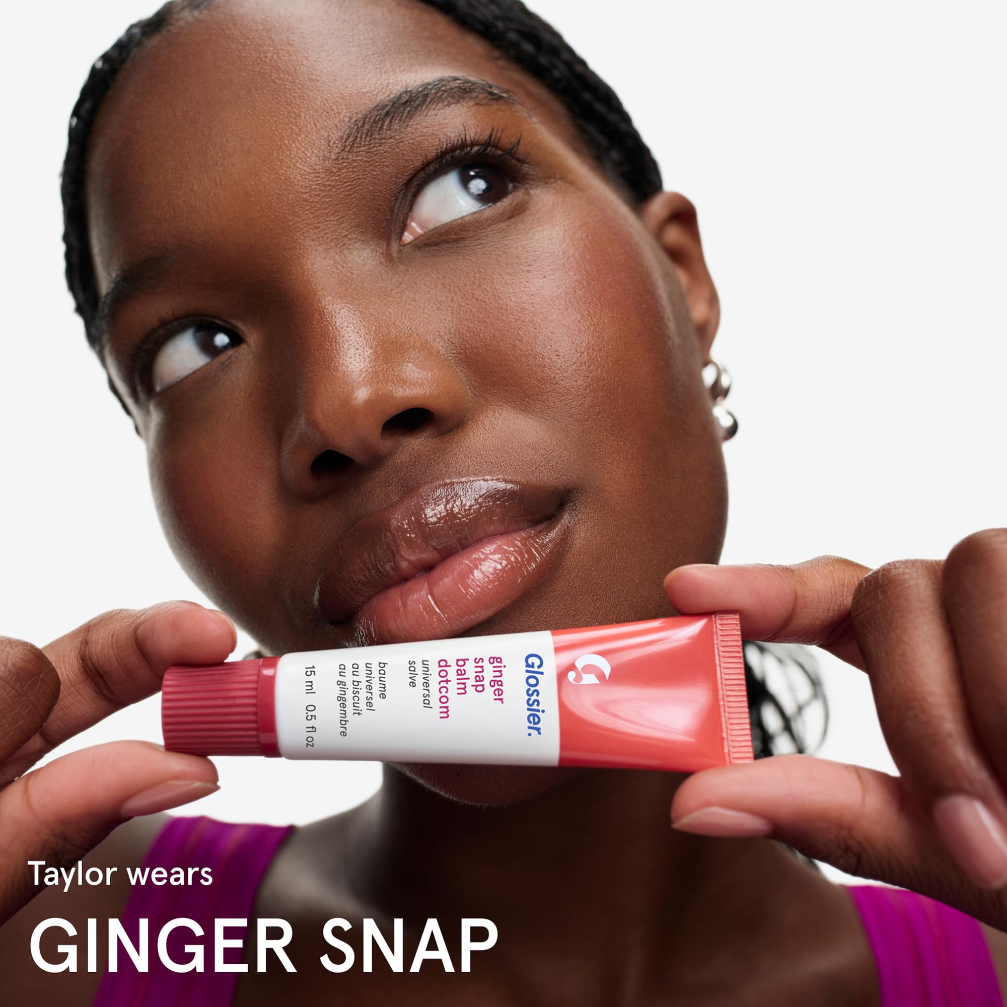 Glossier Balm Dotcom Hydrating Lip Balm Duo - Peppermint Bark & Ginger Snap - Lanolin, Beeswax & Castor Oil for Dry Lips - Nourishing Lip Care Gift Set, 2 x 15ml Glossier Au supplements