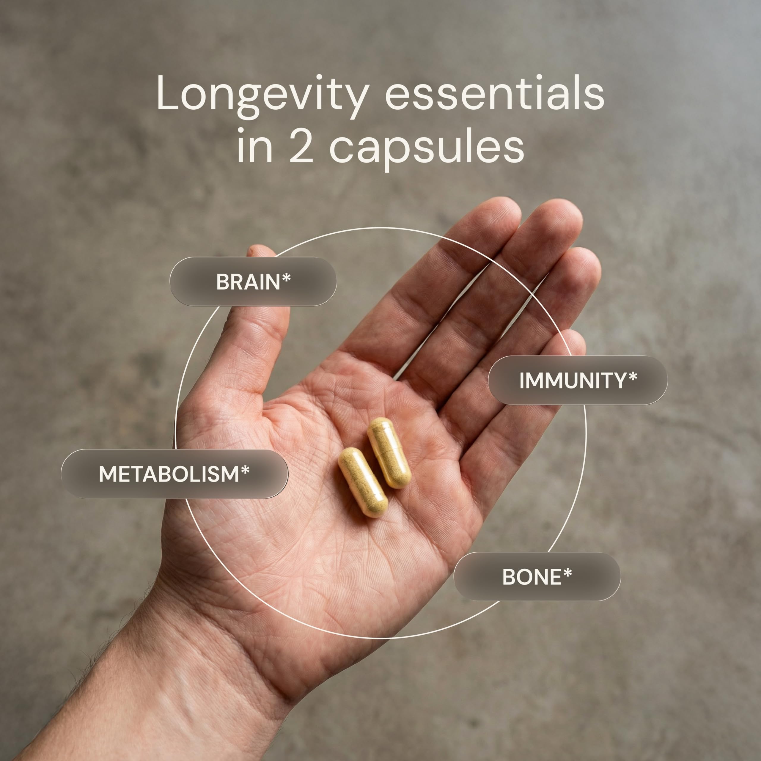 Blueprint Bryan Johnson Essential Capsules - Daily Multivitamin/Multimineral for Women and Men - Antioxidant Supplement with Calcium, Vitamin B1, Vitamin D, and Zinc - Vegan and Non GMO (30 Servings) Blueprint Bryan Johnson Au supplements