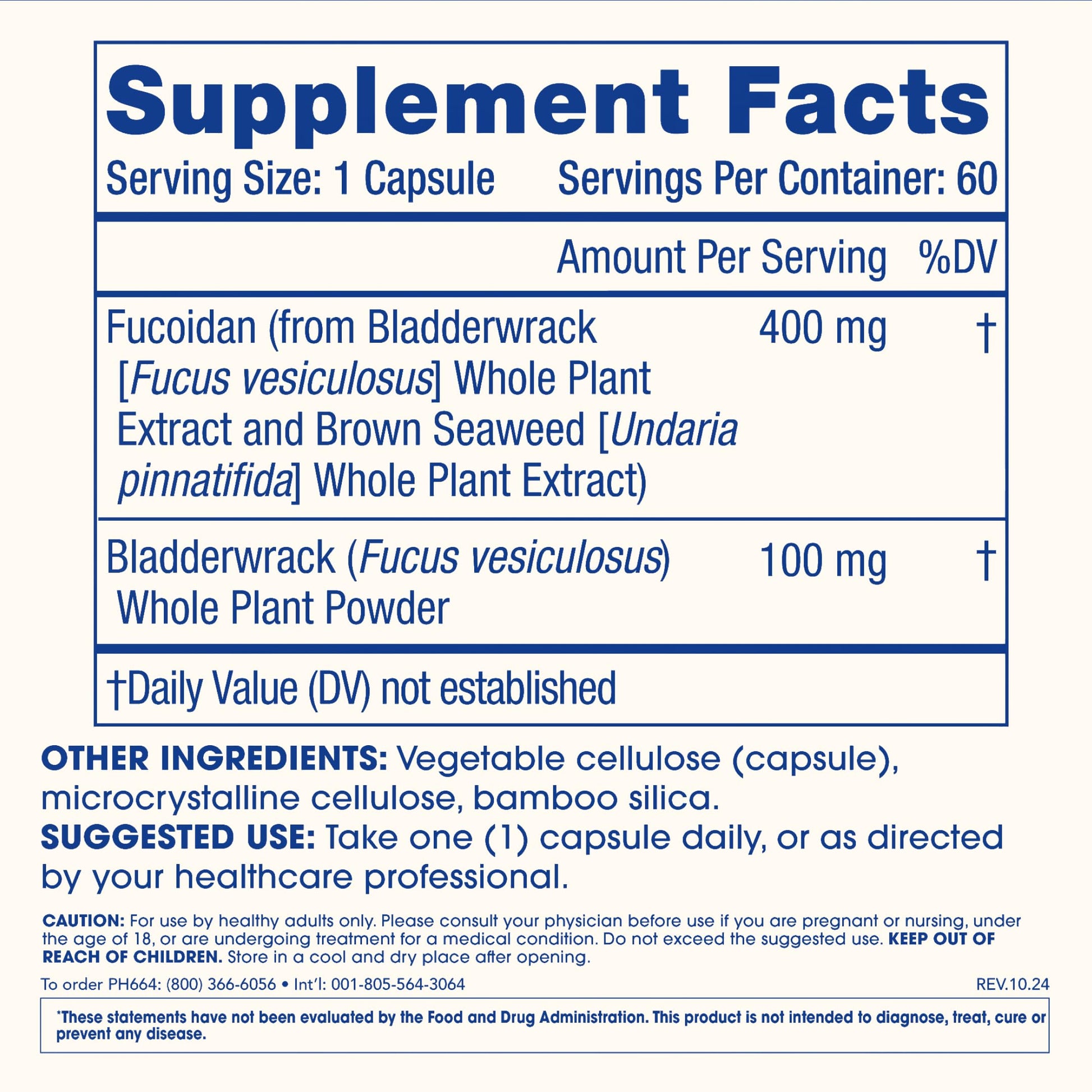 ProHealth Sirtuin 6 Activator | 60 Capsules | Fucoidan-Rich Seaweed Extract to Activate SIRT6 for Longevity, DNA & Cellular Support | Triple Lab-Tested, GMP-Manufactured in USA ProHealth Au supplements