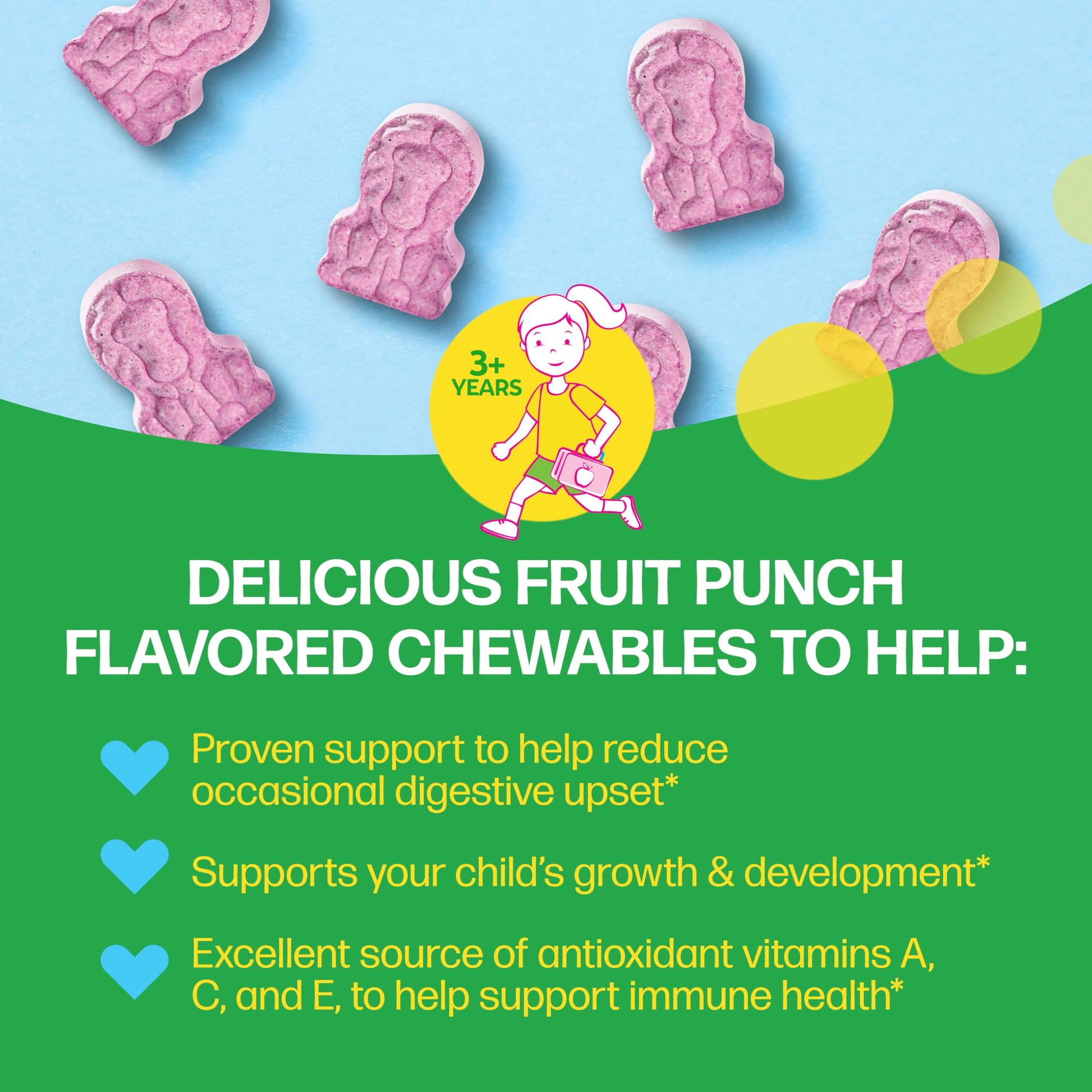 Culturelle Kids Complete Chewable Multivitamin + Probiotic For Kids, Ages 3+, 50 Count, Digestive Health, Oral Health & Immune Support Culturelle Au supplements