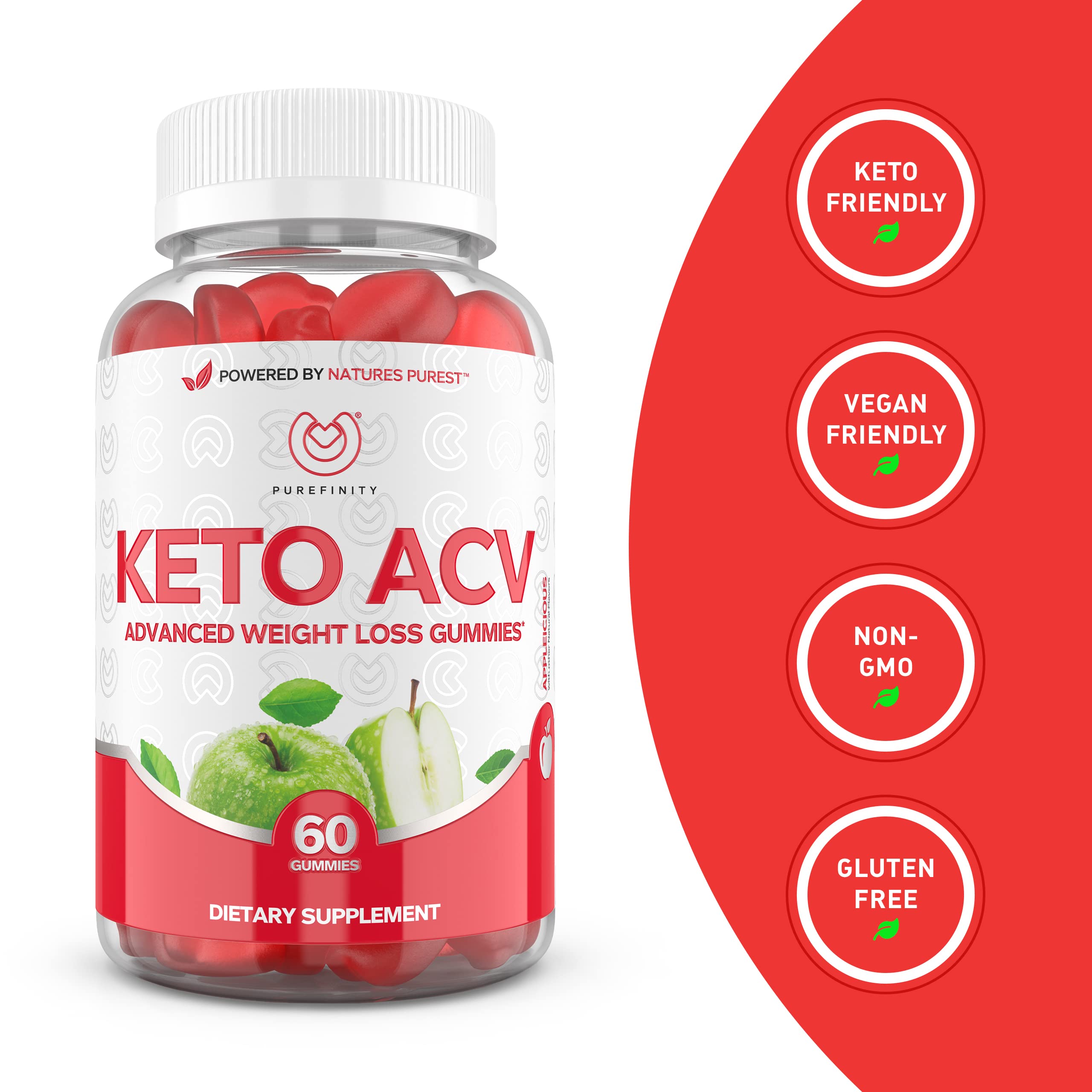 PUREFINITY Keto ACV Gummies to Support Weight Loss and Detox - True Form Keto ACV PUREFINITY Au supplements