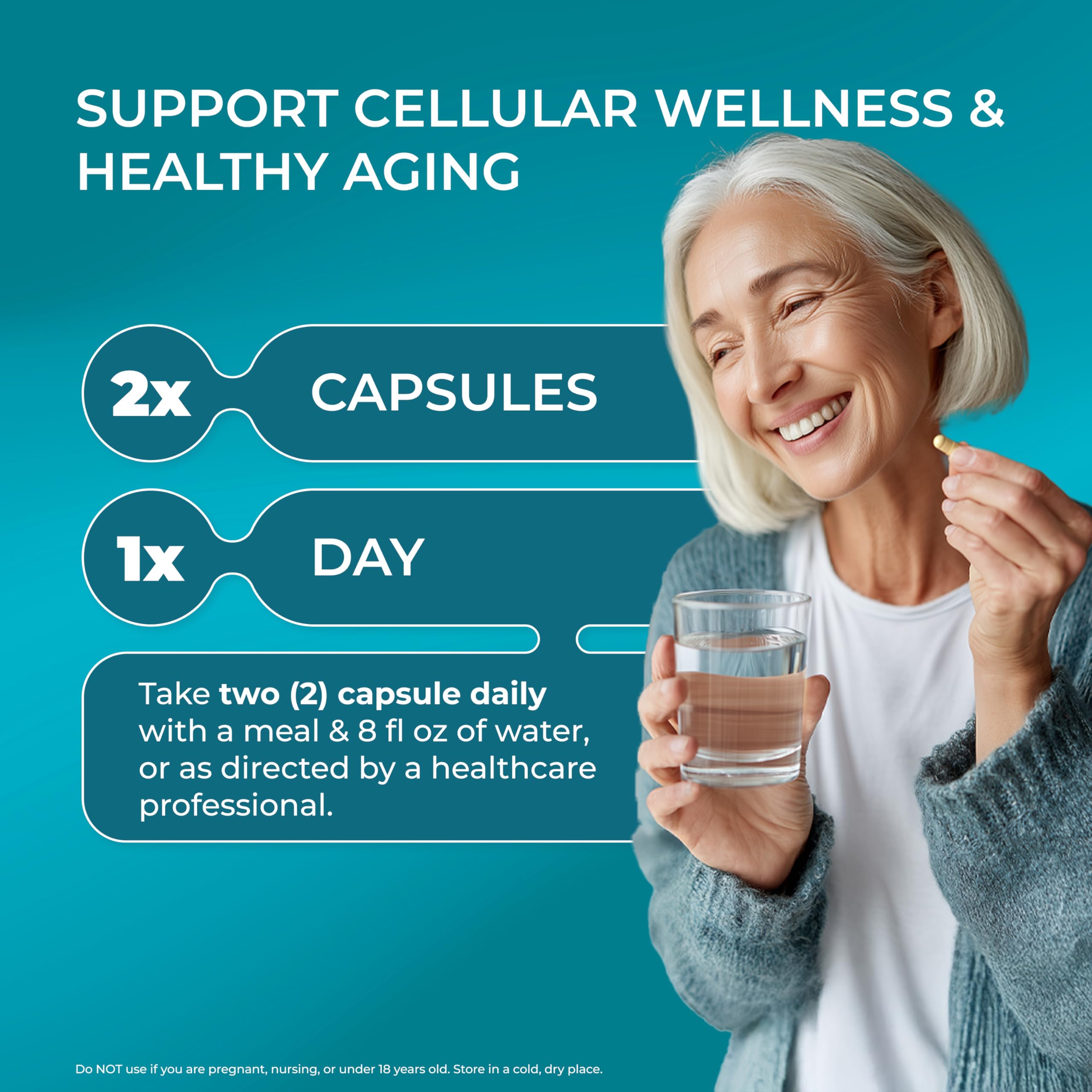 PUREHEALTH RESEARCH Youth Switch - Anti Aging Supplement for Women & Men - Longevity Mix for Healthy Aging - with Ashwagandha, Cat's Claw Extract, Astragalus Root, L-Lysine HCL & More - 60 Capsules PUREHEALTH RESEARCH Au supplements