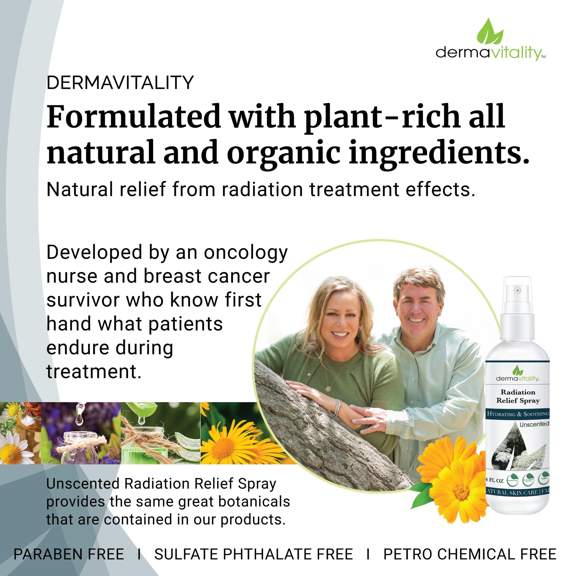 Radiation Burn Relief Spray - Calendula Spray for Radiation Treatment, Unscented, Fragrance Free, Natural Organic Plant Based Moisturizing Soothing Relief for Itchy and Sensitive Skin – 4 ounces UltimateVitality buy supplements Au