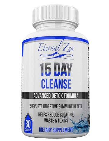 Eternal Zen 15 Day Colon Cleanser Detox with Extra Strength Herbs, Senna is a Fast Acting Eternal Zen Au supplements
