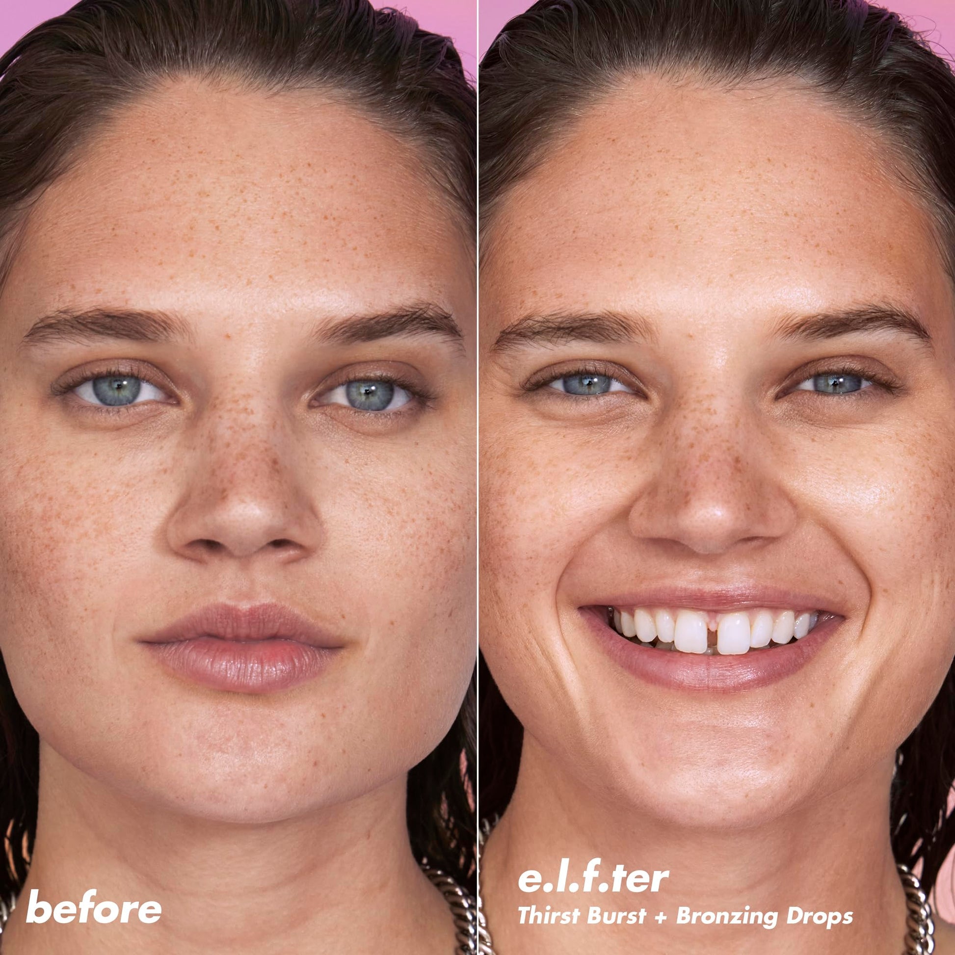 e.l.f. SKIN The Hottest Drops Duo, Holy Hydration! Thirst Burst & Bronzing Skincare Set, For A Dewy, Sun-Kissed Look, Vegan & Cruelty-Free e.l.f. Au supplements
