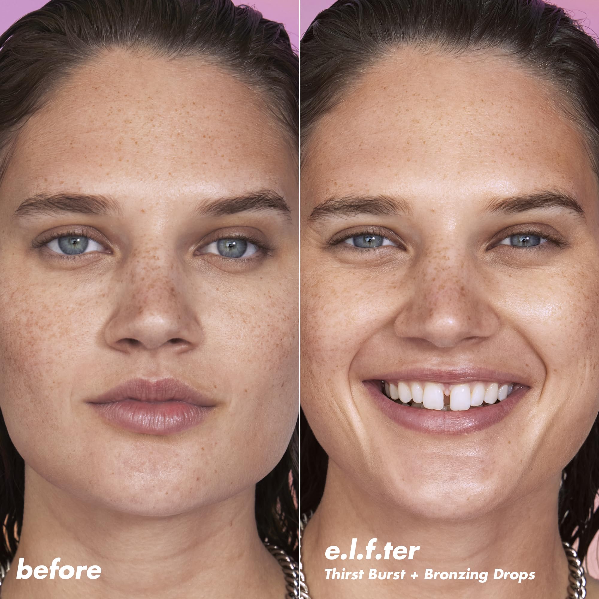 e.l.f. SKIN The Hottest Drops Duo, Holy Hydration! Thirst Burst & Bronzing Skincare Set, For A Dewy, Sun-Kissed Look, Vegan & Cruelty-Free e.l.f. Au supplements