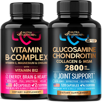NUTRAHARMONY Vitamin B Complex & Glucosamine Chondroitin Capsules NUTRAHARMONY Au supplements