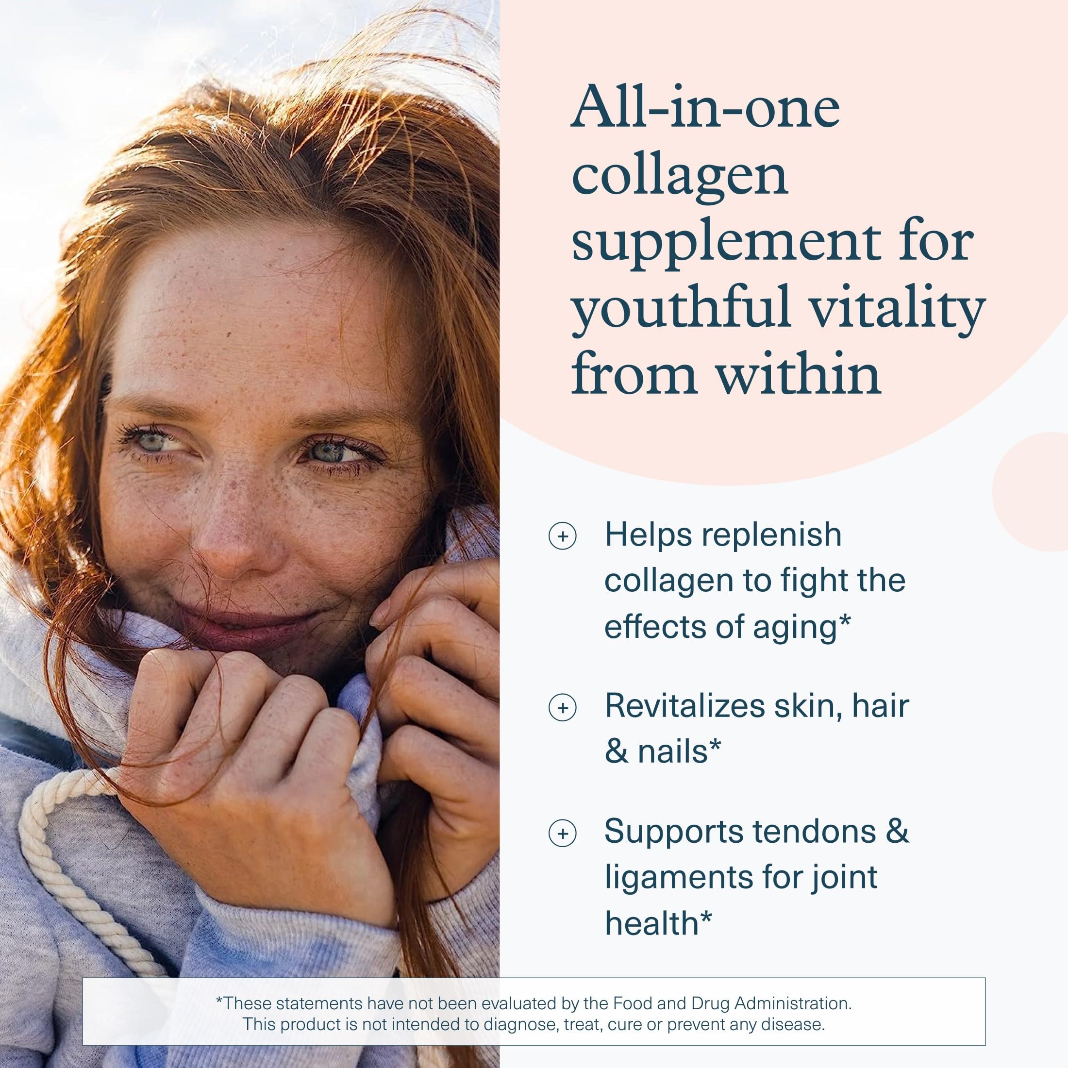 Youtheory Collagen + Biotin - Advanced Collagen Supplement - with Hydrolyzed Peptides, Vitamin C & Vitamin B - Supports Hair Growth, Nail Health & Skin - 390 Tablets Youtheory Au supplements