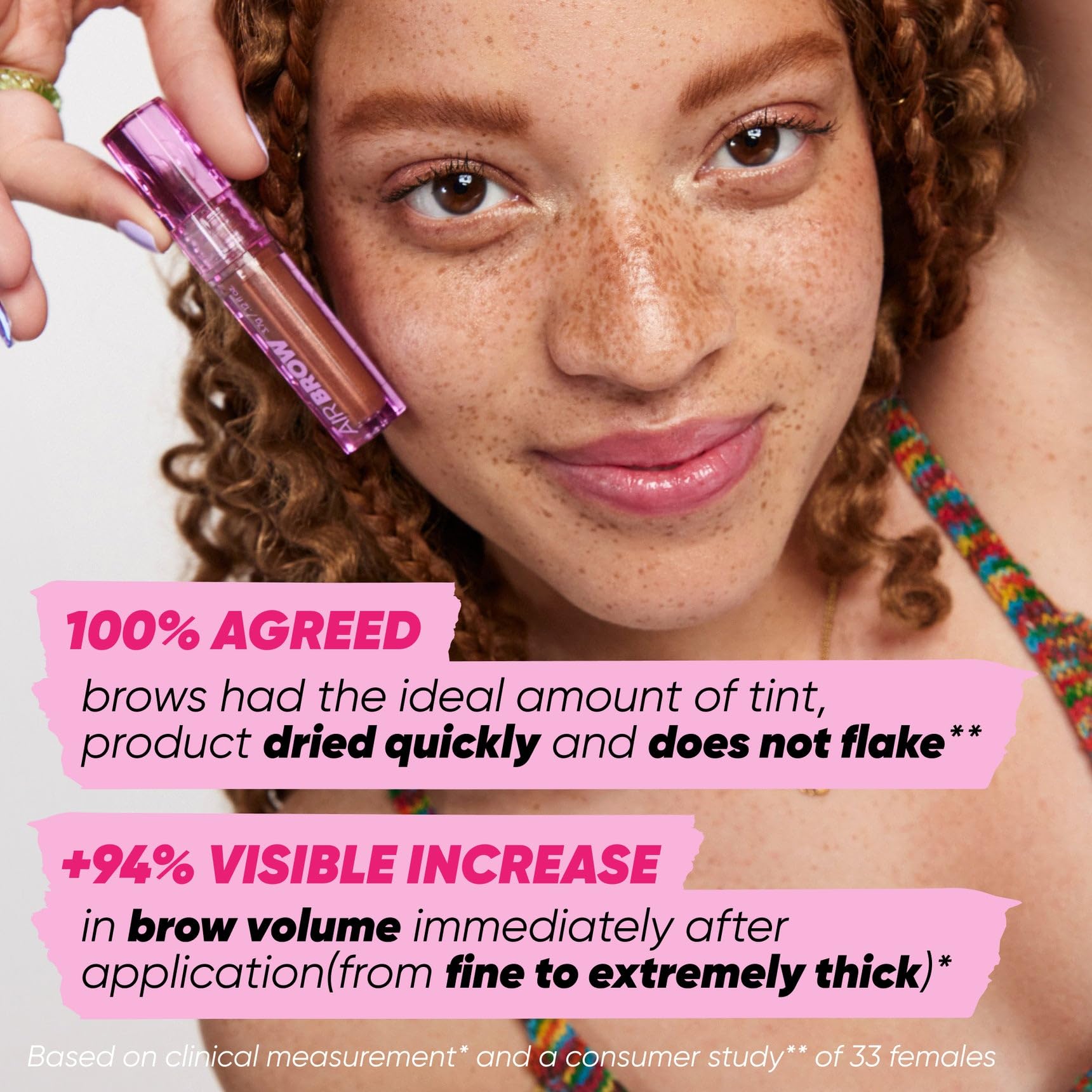 Kosas Air Brow Tinted Eyebrow Gel – Volumizing Brow Gel with Flexible Long-Lasting Hold, Medium Brown Kosas Au supplements