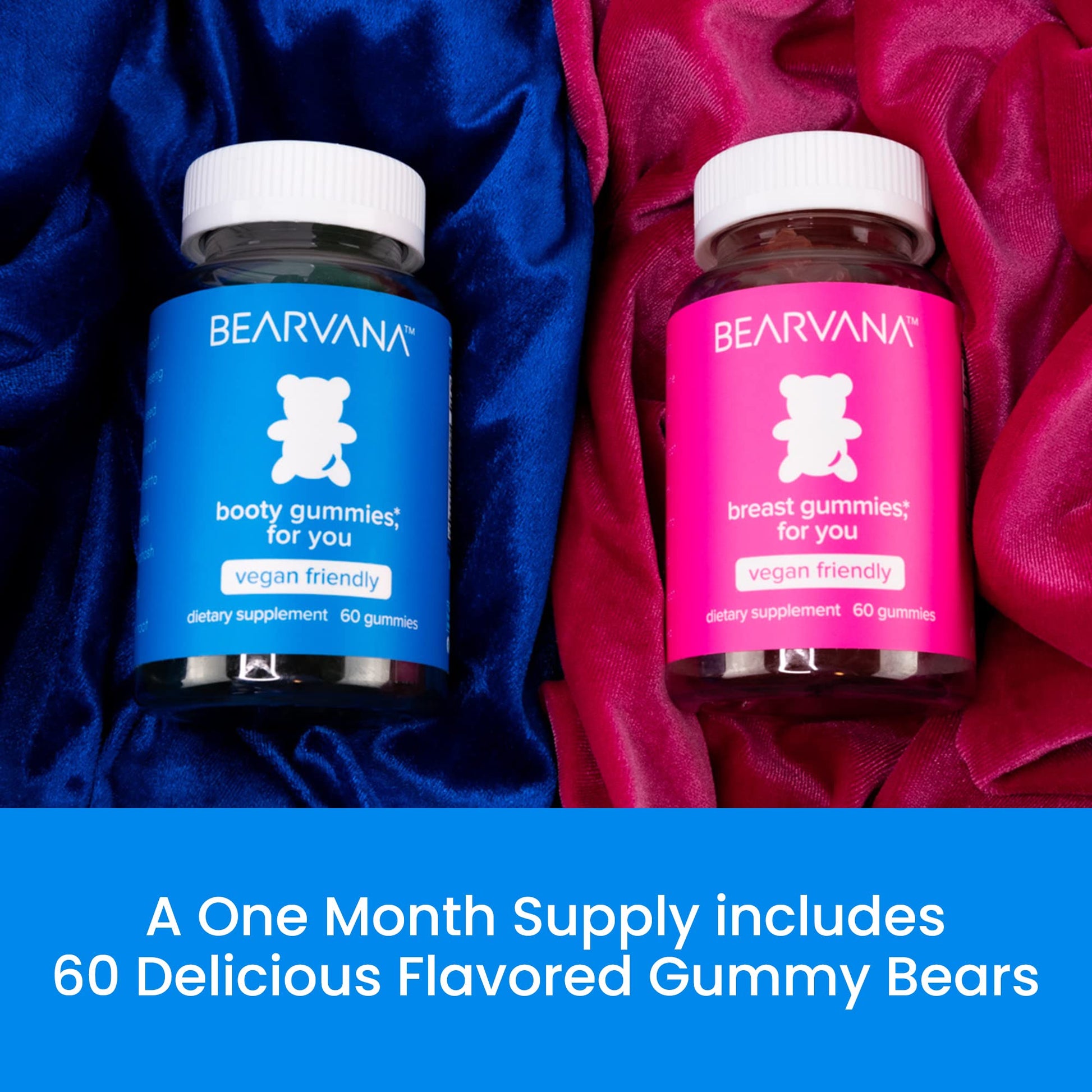 BEARVANA Gummies Combo Pack - Chest and Bum Gummies - Workout Aid - Women’s BEARVANA Au supplements