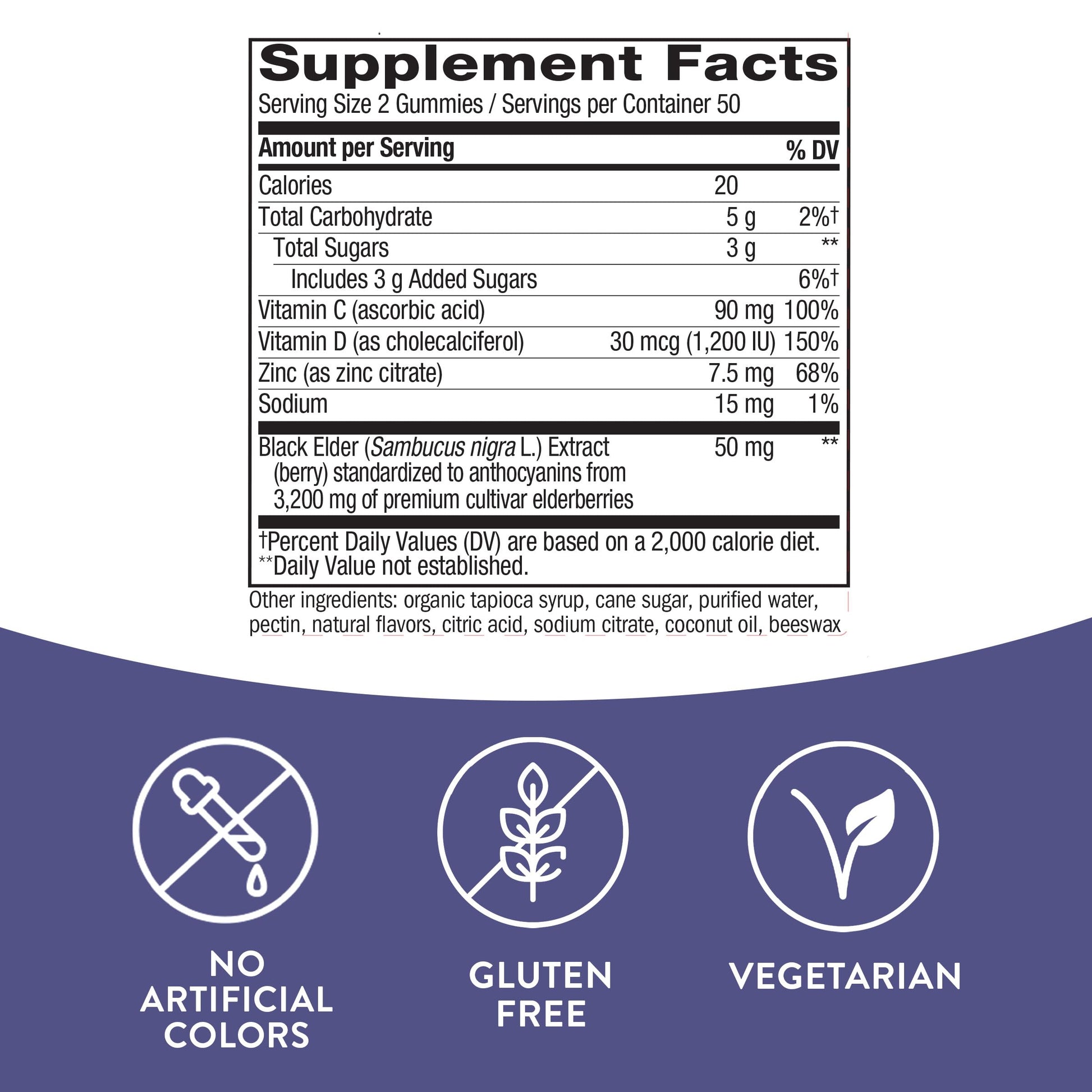 Nature's Way Sambucus Elderberry Gummies - Immune Support Supplement for Kids Nature's Way Au supplements