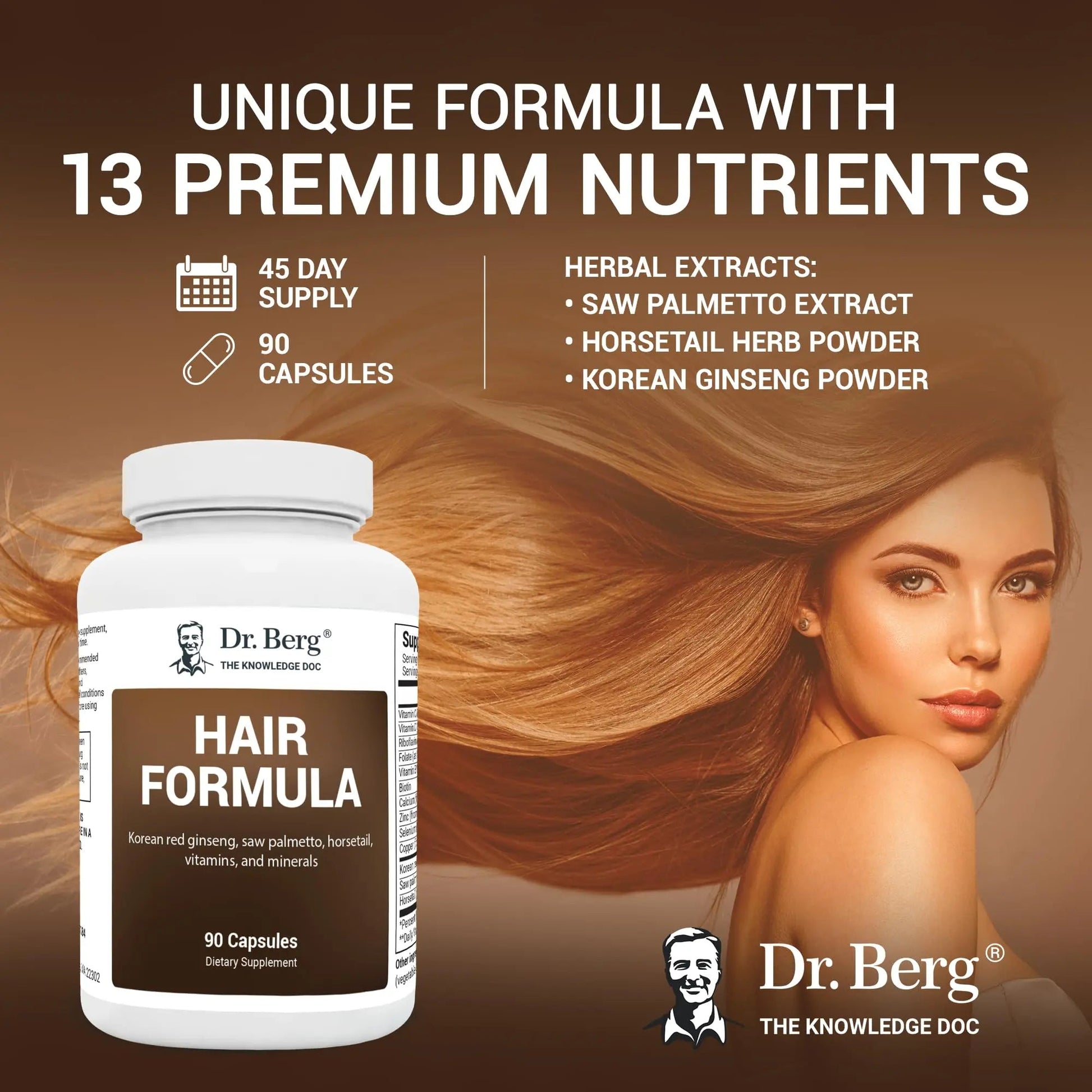 Dr. Berg All in One Vitamins for Hair, Skin & Nails - Advanced Formula with Biotin Dr. Berg Nutritionals Au supplements