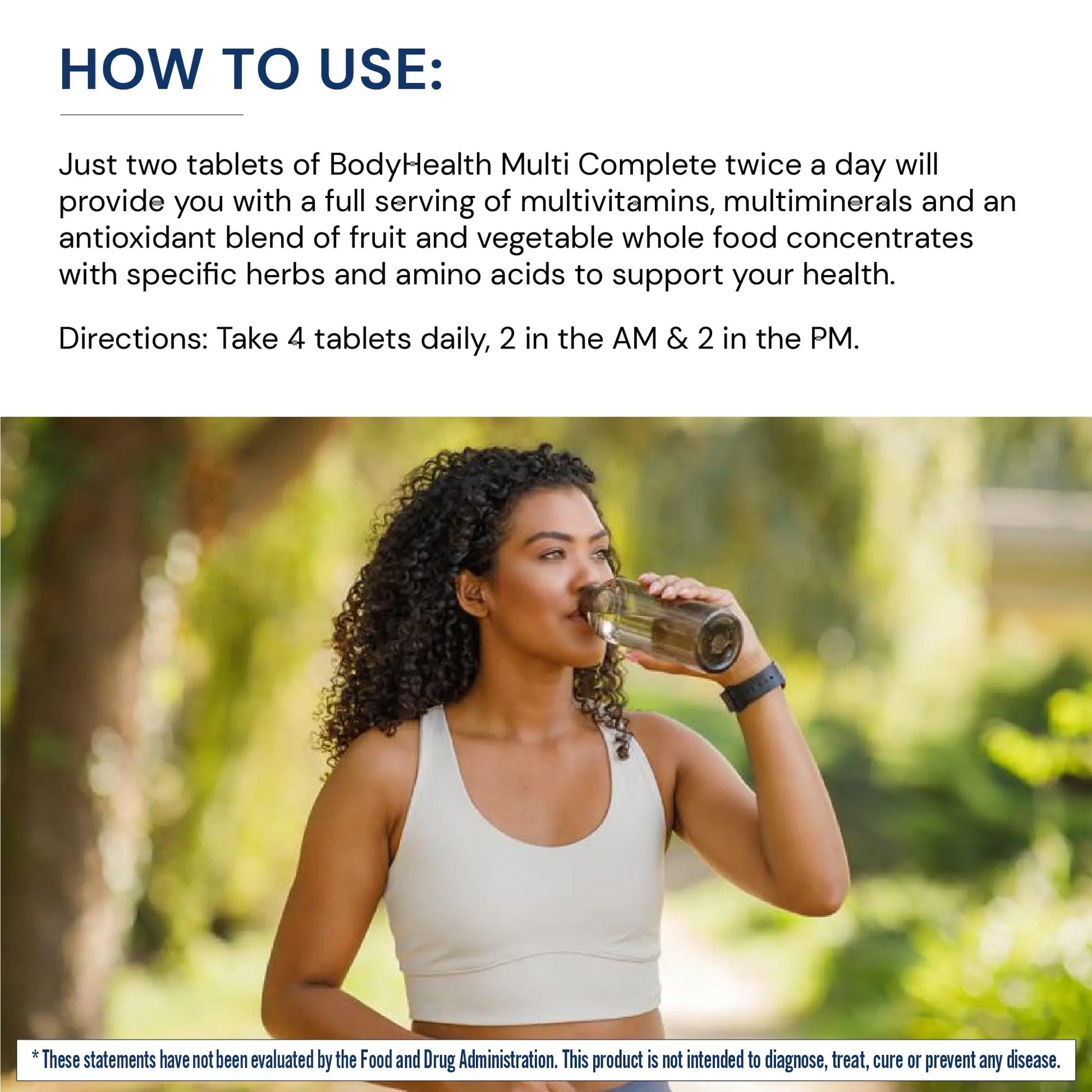 BodyHealth Multi Complete (120 Ct) Daily Multivitamin for Men and Women with Whole Foods, Minerals, Antioxidants, Organic Green Food Concentrates, and Liver Detox Extracts, Non GMO BodyHealth Au supplements