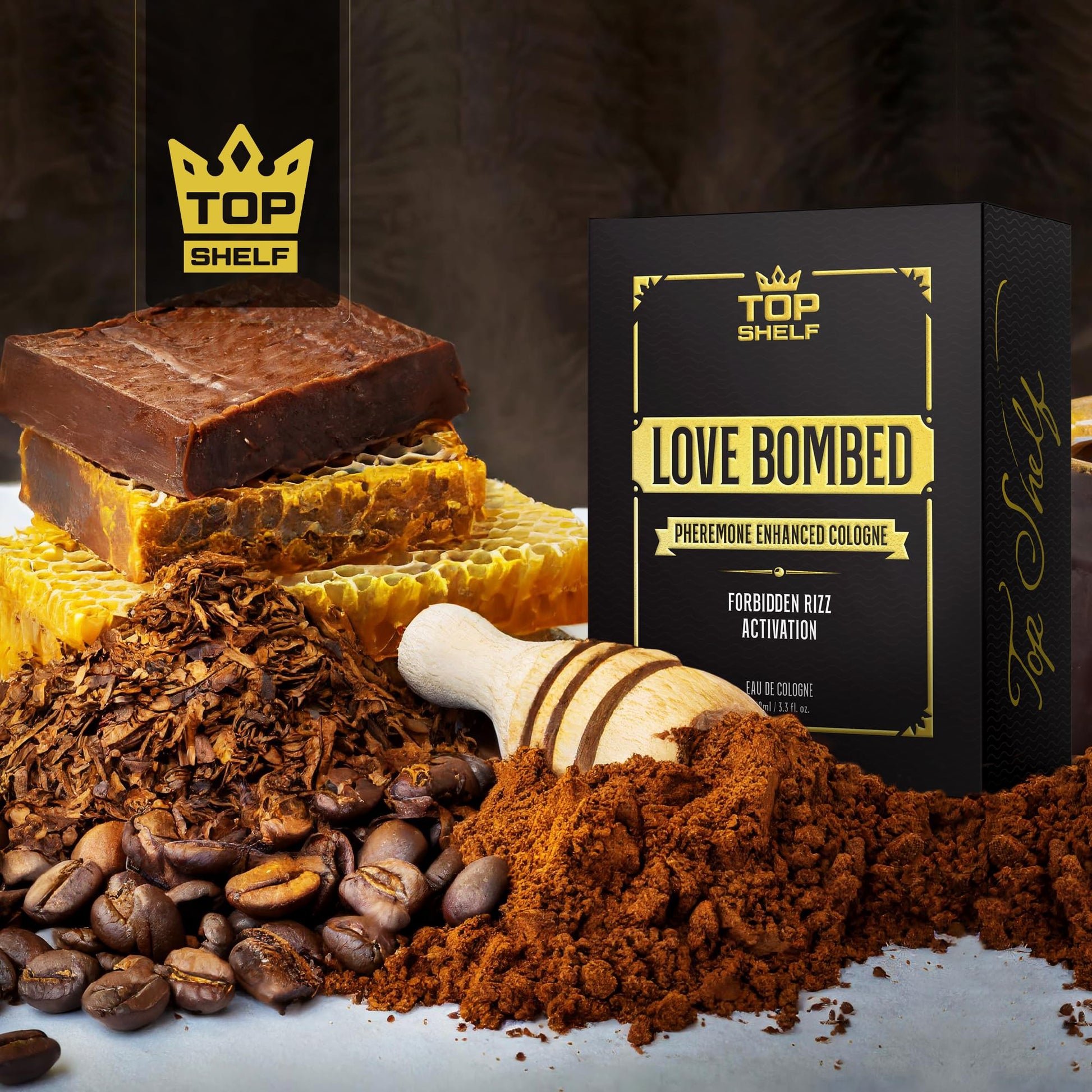 Join Top Shelf Grind Love Bombed - Pheromone Cologne for Men | Bold Attraction Join Top Shelf Grind Au supplements
