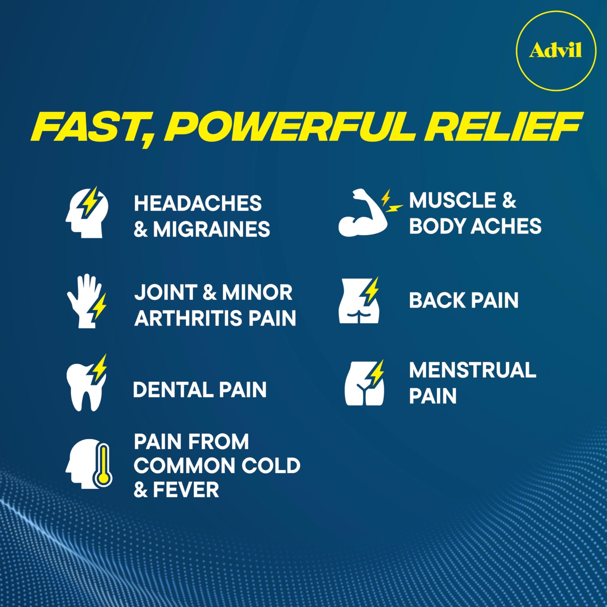 Advil Pain Reliever and Fever Reducer, Pain Relief Medicine with Ibuprofen 200mg for Headache, Backache, Menstrual Pain and Joint Pain Relief - 10 Coated Tablets Advil buy supplements Au