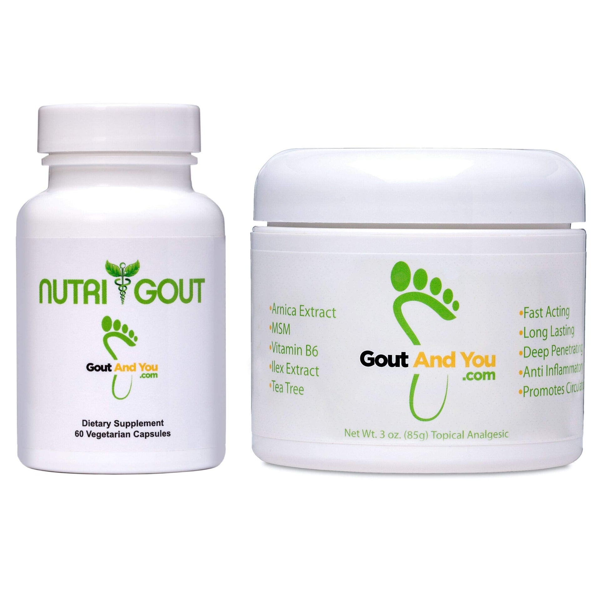 Nutrigout and Joint & Muscle Relief Cream Gout and You Au supplements