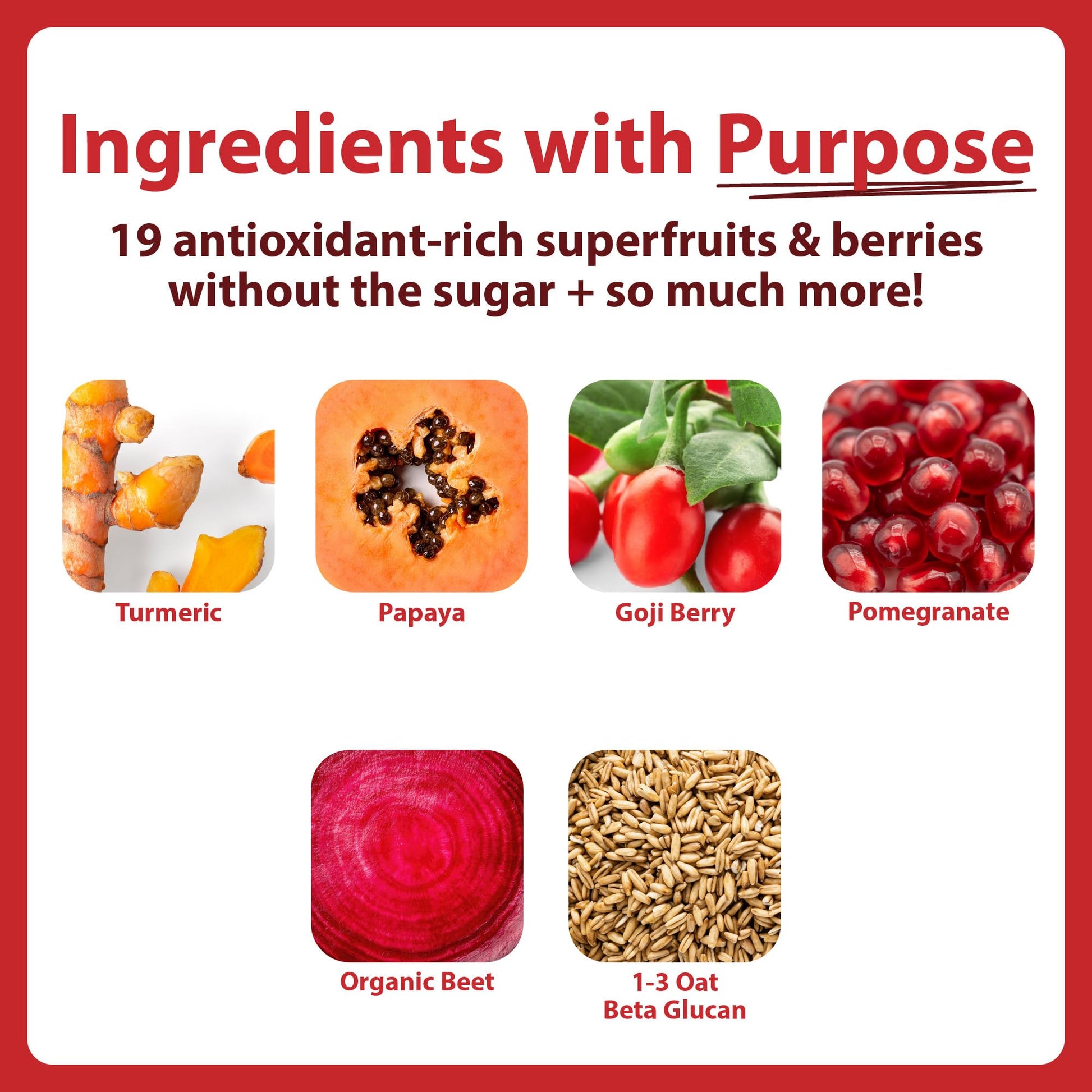 MacroLife Naturals Miracle Reds Superfood Powder 19 Blended Fruit & Berry Polyphenols Enzymes Probiotics & Antioxidants Supplement - Raw Non-GMO & Vegan Whole Food Vitamins - 12 Packet Servings MacroLife Naturals Au supplements