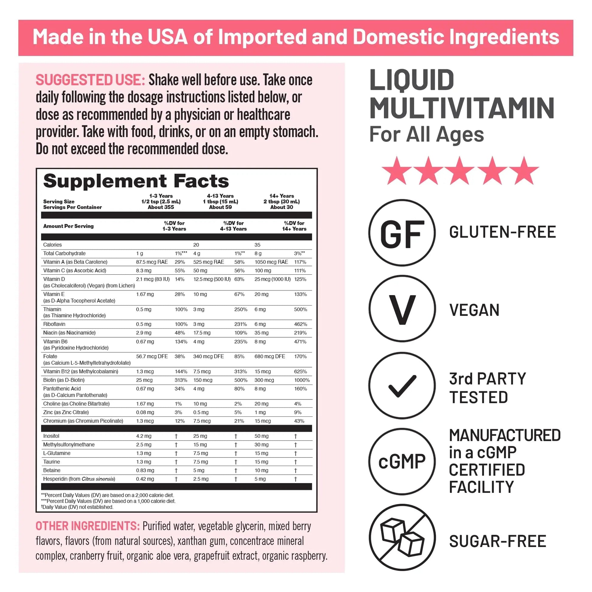 NatureWise Liquid Multivitamin for Women, Men of All Ages - Sugar Free, Vegan - Vitamins for Energy Levels, Beauty NatureWise Au supplements