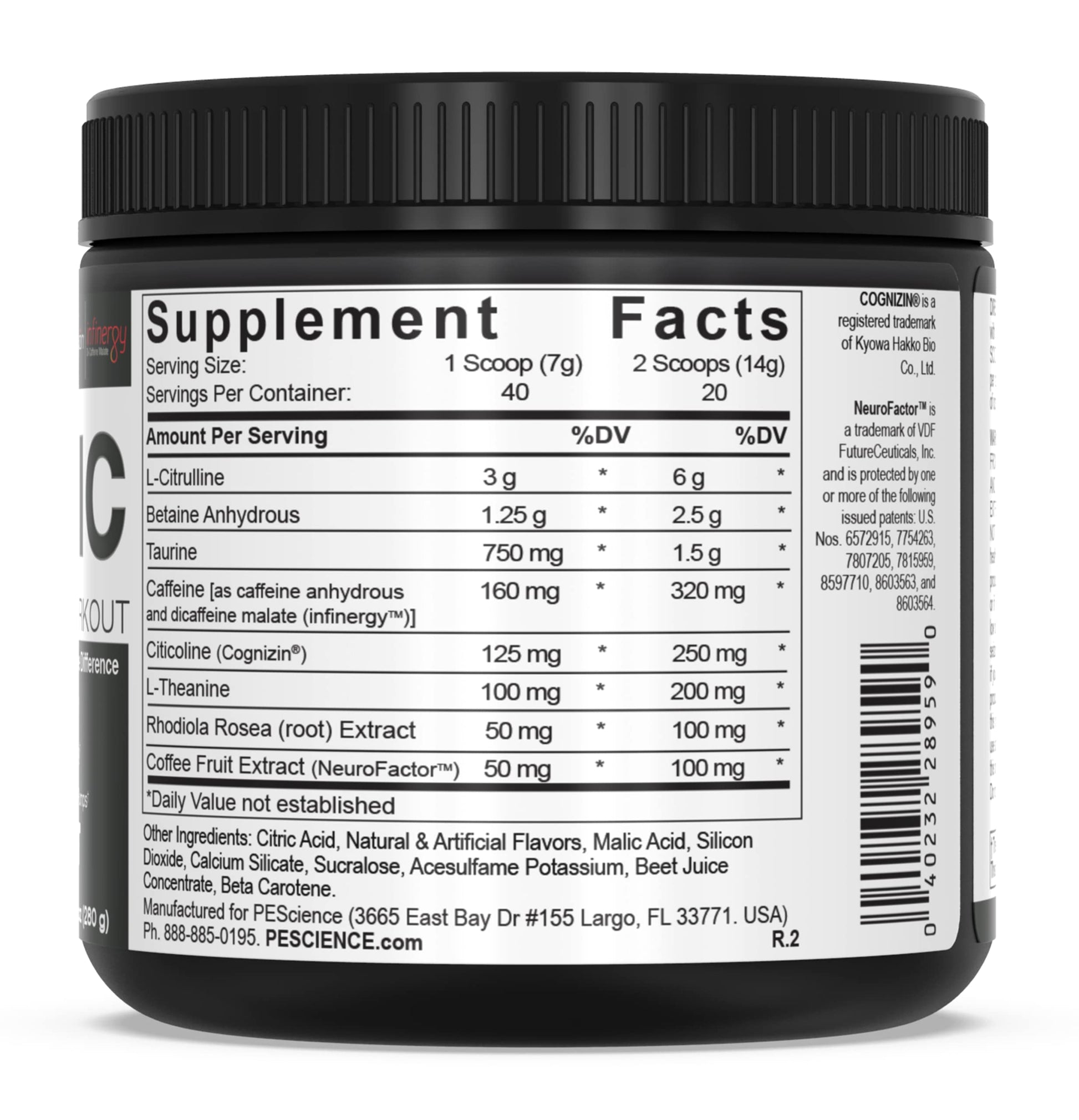 PEScience High Volume + Prolific Pre-Workout Stack, Powerful Nitric Oxide & Energy PEScience Au supplements