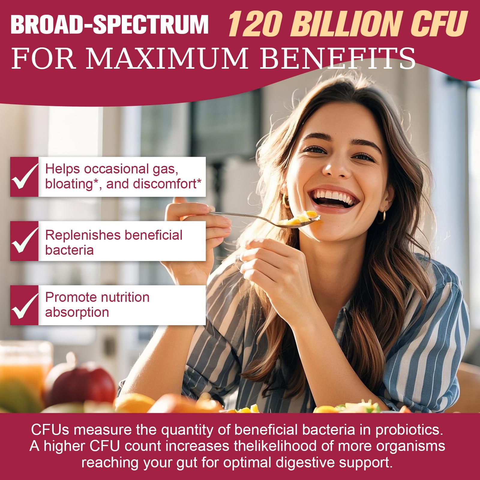 Totaria Probiotics for Women, 120 Billion Women Probiotic, with Akkermansia, Digestive Enzymes & Prebiotics, Cranberry, D-Mannose, for Gut, Vaginal, Urinary, Immune, PH Balance, 120 Vegan Capules Totaria Au supplements