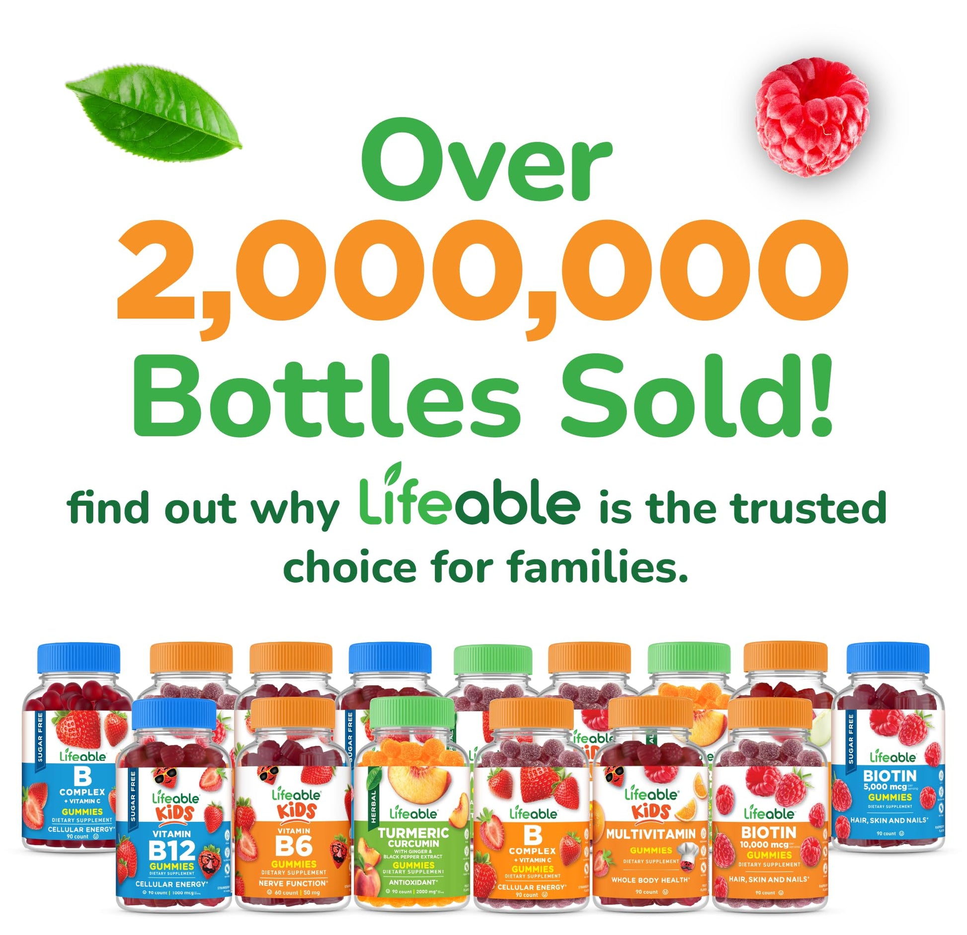 Lifeable Stress Aid Gummies for Teens | with Lemon Balm, GABA and L Theanine Supplements | Vegan Non GMO Mood Support Supplement | Great Tasing Stress Vitamins | L-Theanine for Teen | 90 Gummies Lifeable Au supplements
