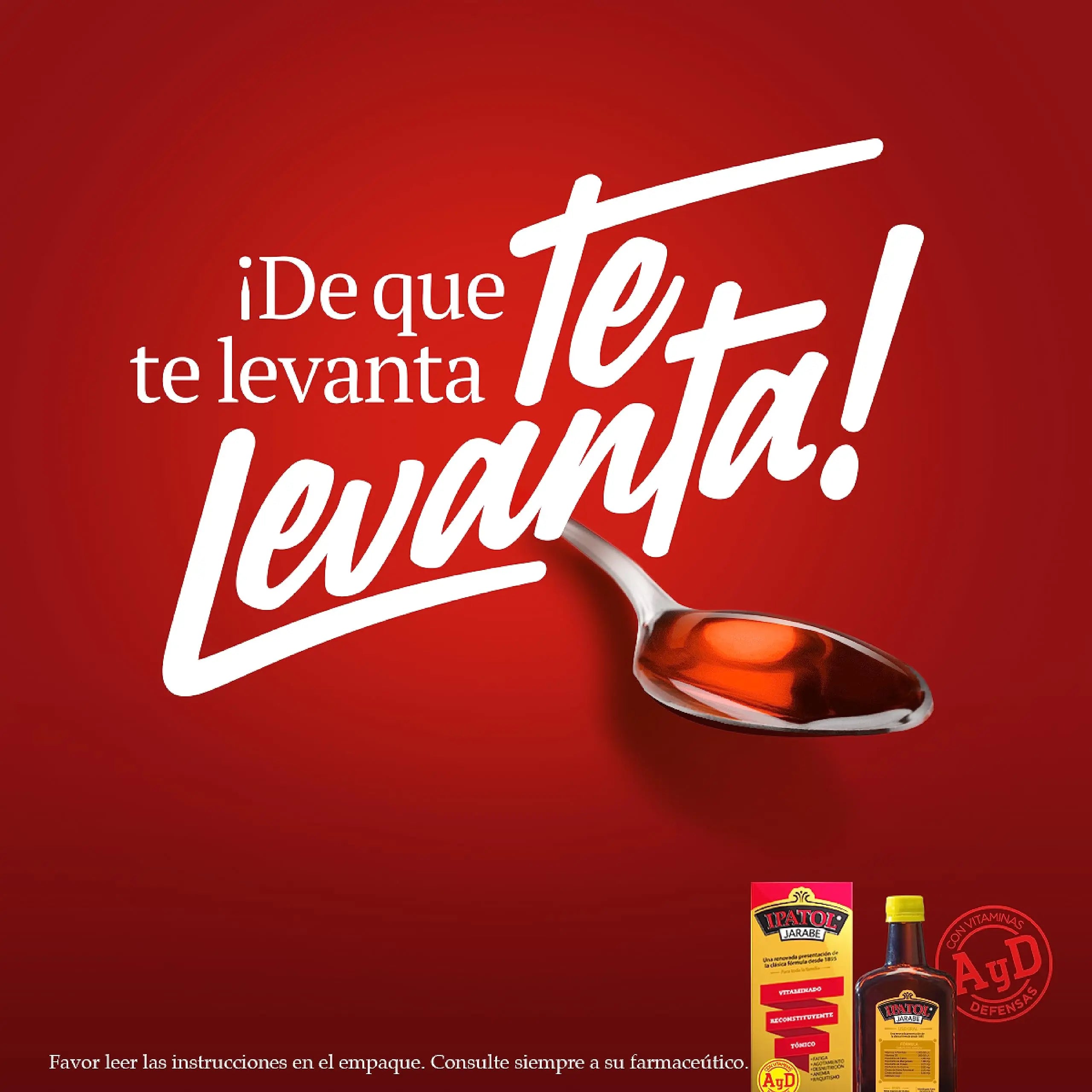 Ipatol, Multivitamin Supplement, Since 1895. Vitamin A, D, Calcium, Iron, Manganese, Sodium, Potassium. Suplemento multivitaminico, Desde 1895 Ipatol Au supplements