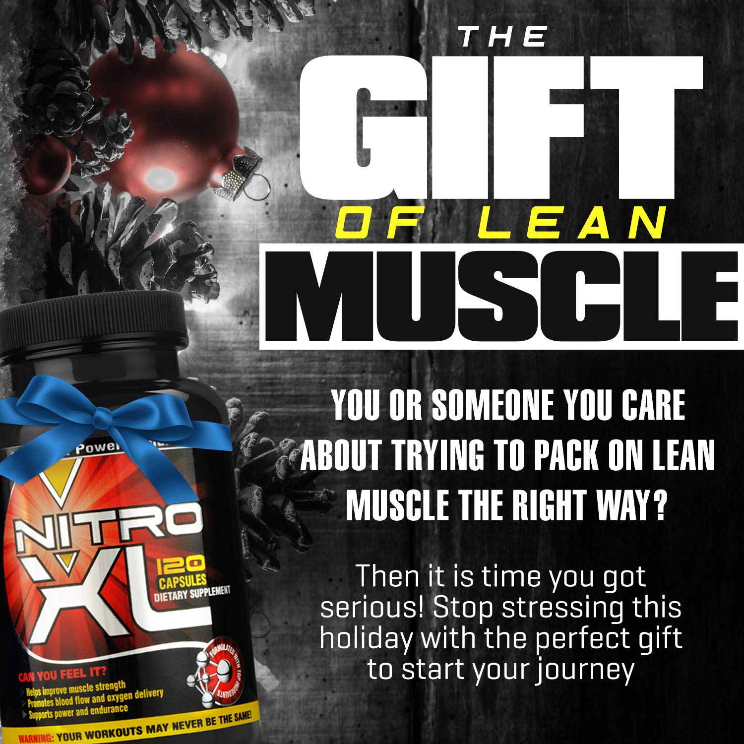 Nitro XL | Nitric Oxide Bodybuilding Supplement – with L-Arginine | Build Muscle Mass Nitro XL Au supplements