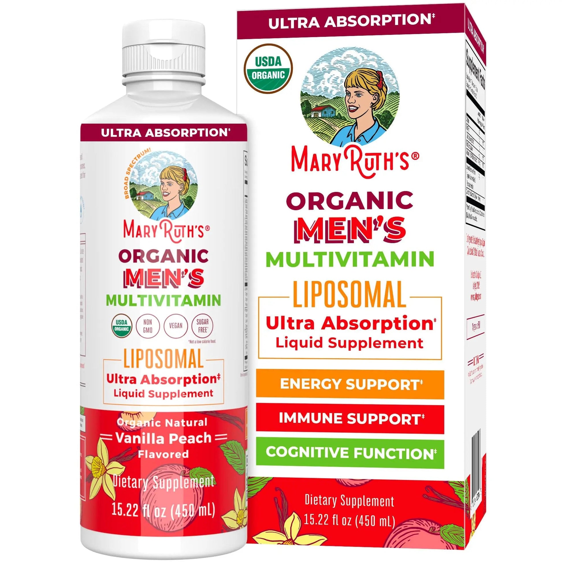 MaryRuth Organics Multivitamin for men | Sugar Free mens Multivitamin | Liquid Vitamins for men | Immune Support Supplement | MaryRuth Organics Au supplements