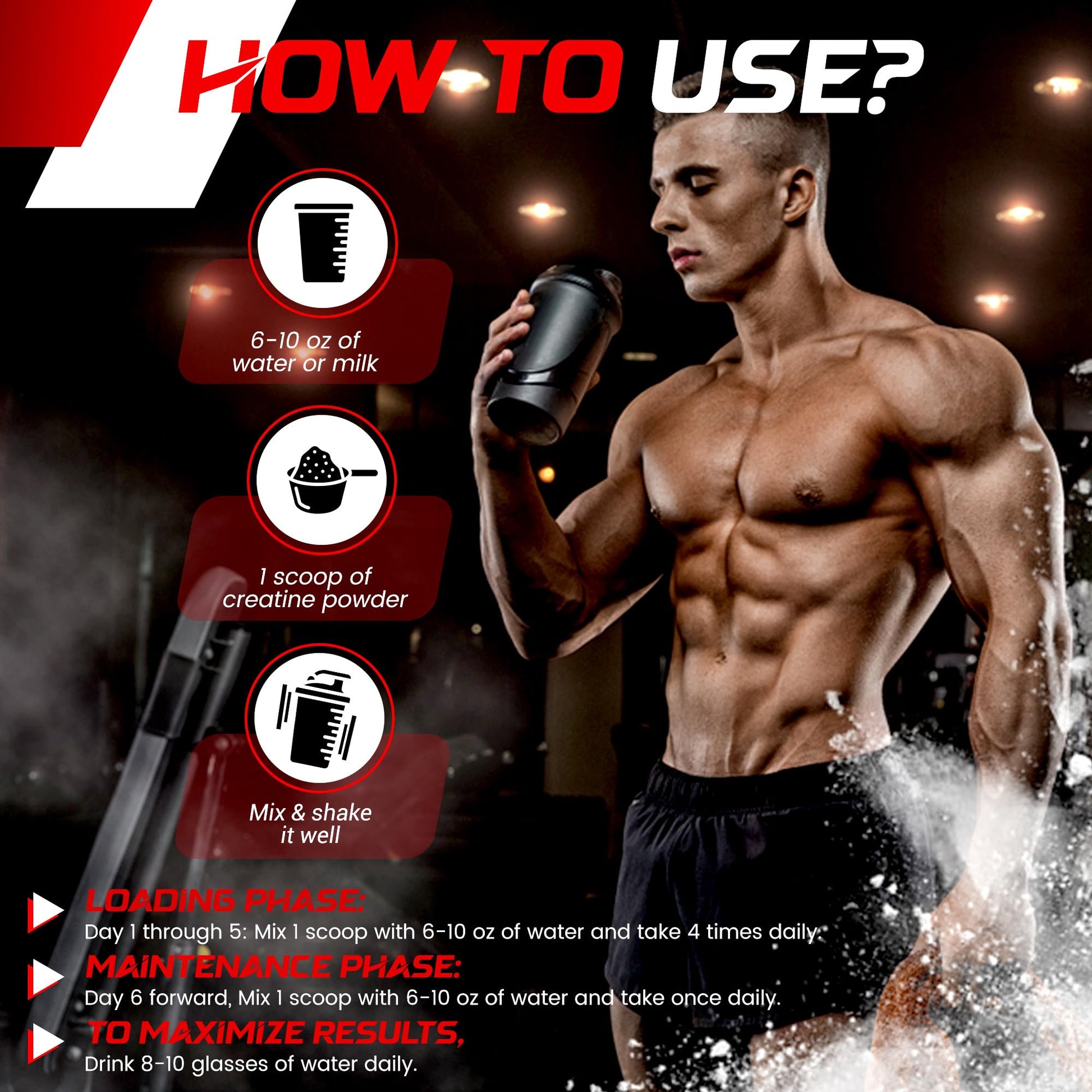 Creatine Monohydrate Powder - 5000mg Micronized for Muscle Growth, Enhanced WELLNESS LABSRX Au supplements