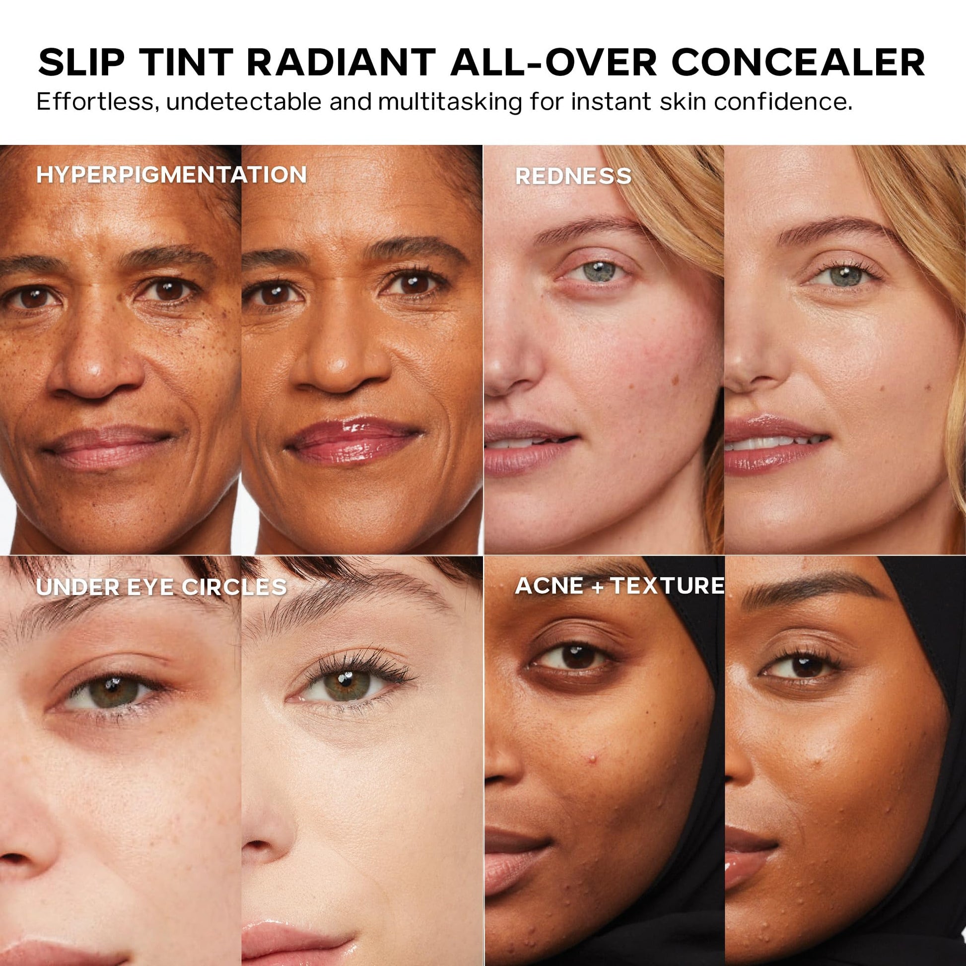 Saie Slip Tint Radiant Cream Concealer & All-Over Face Makeup - Concealer for Dark Circles, Redness & Blemishes - Lightweight Makeup Made with Hydrating Hyaluronic Acid - Shade 5 (0.17 oz) Saie Au supplements
